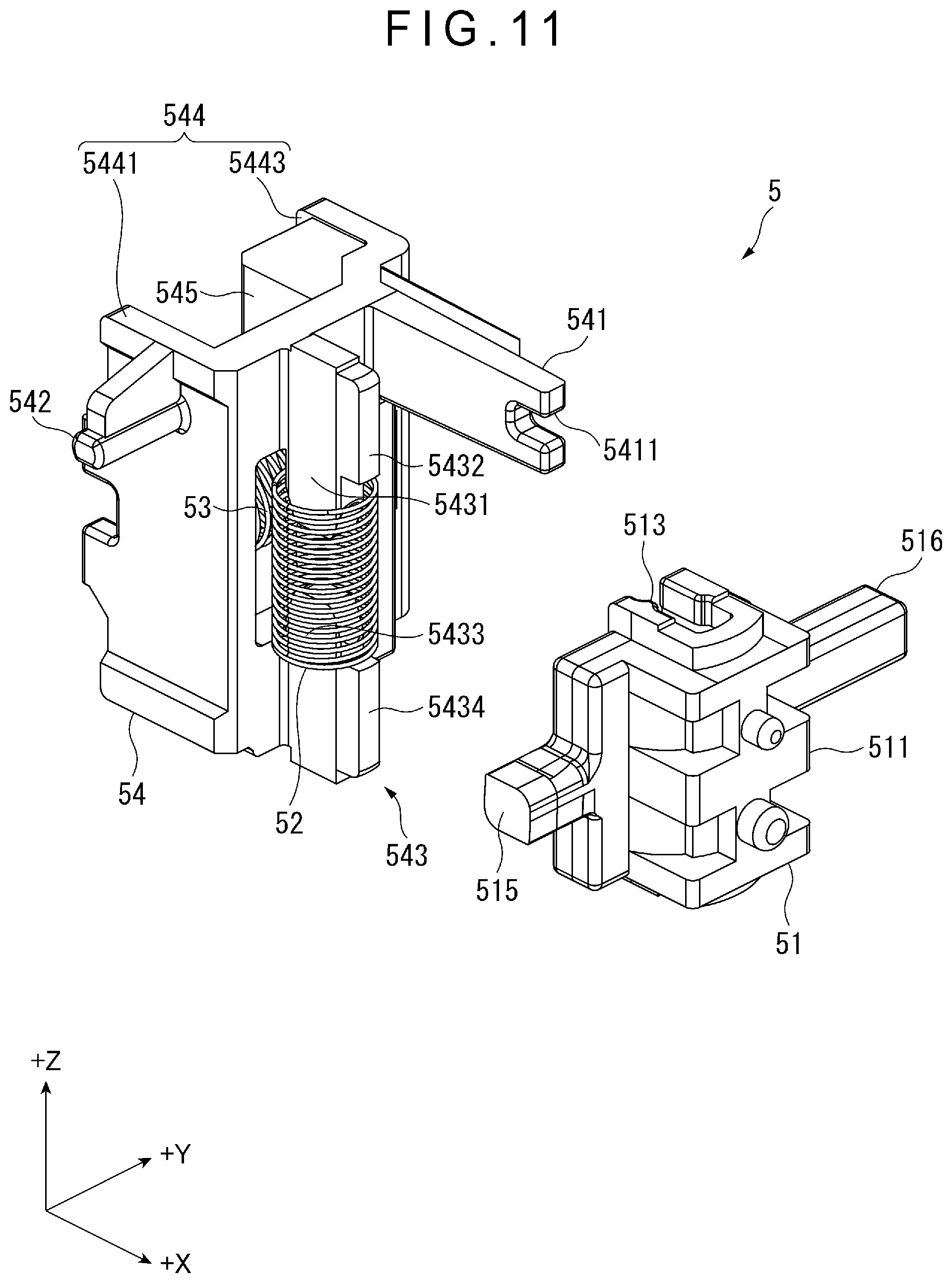 Patent US12437941 Figure 11 – Rotary operator and audio device
