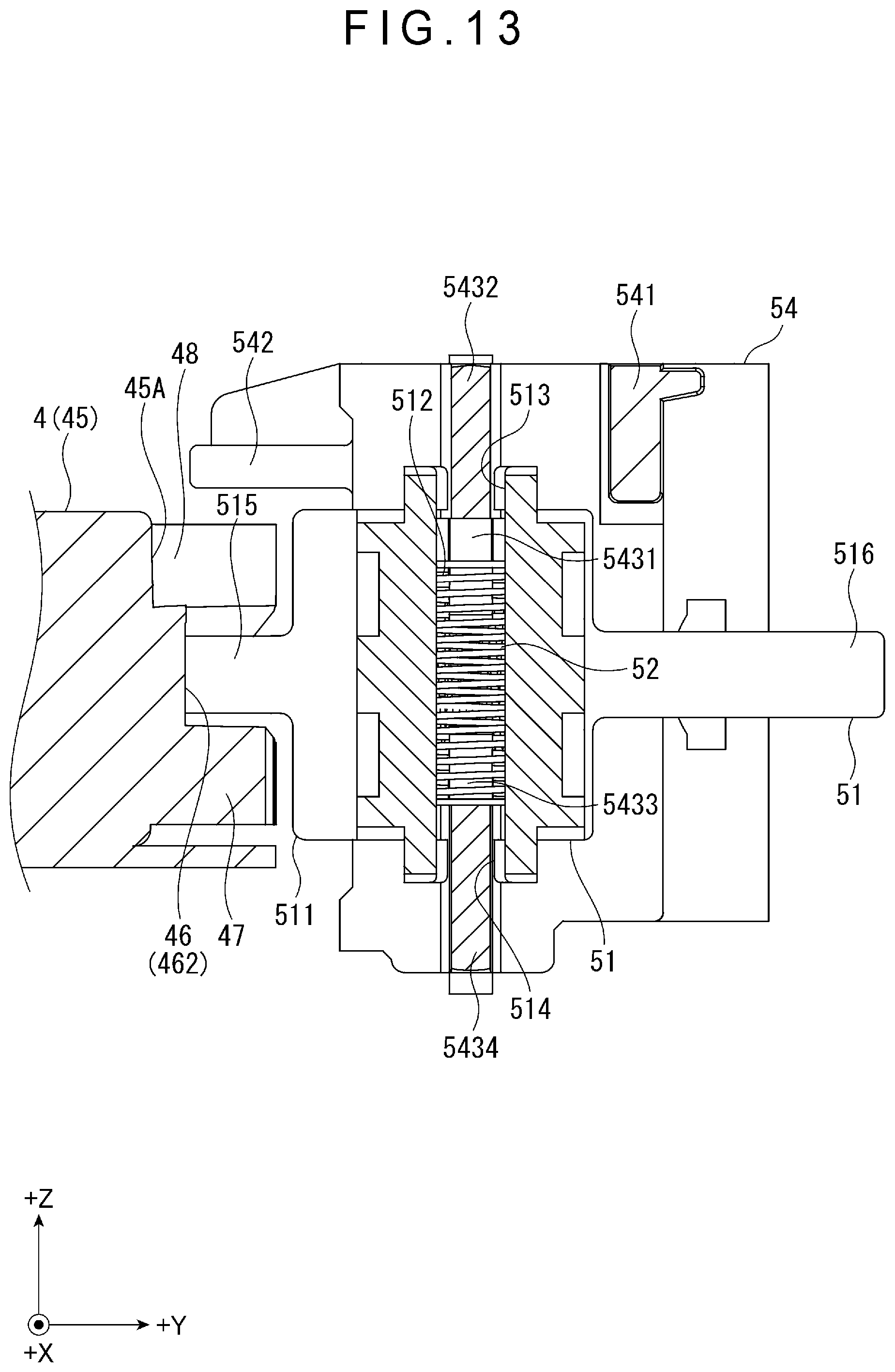 Patent US12437941 Figure 13 – Rotary operator and audio device