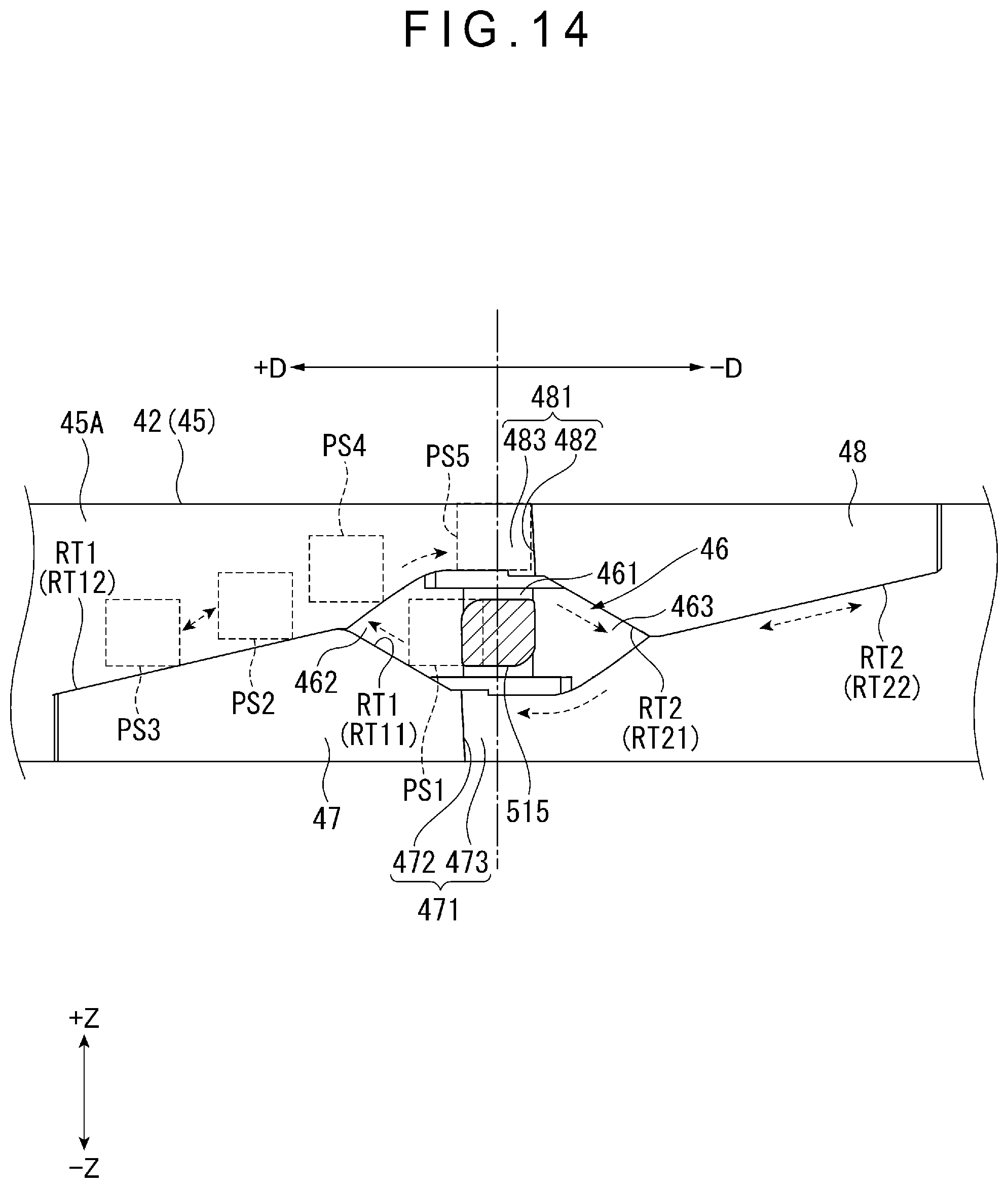 Patent US12437941 Figure 14 – Rotary operator and audio device