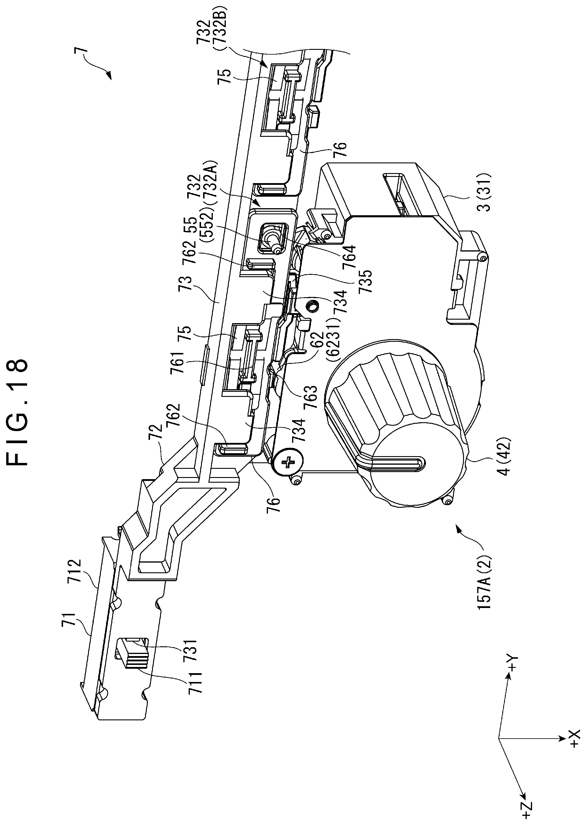 Patent US12437941 Figure 18 – Rotary operator and audio device