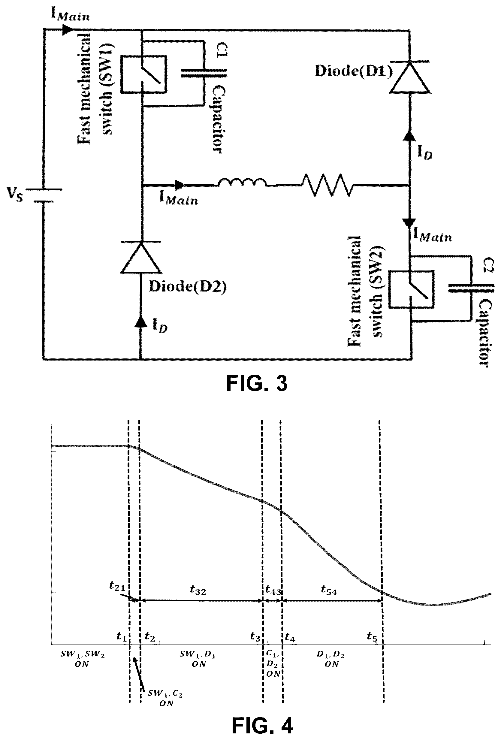 Patent US12437942 Figure 2 – Bipolar hybrid circuit breaker for low-voltage DC circuits
