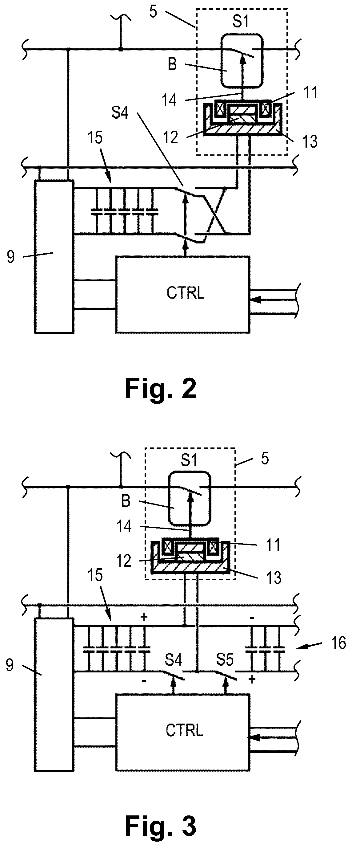 Patent US12437944 Figure 2 – Hybrid circuit breaker with a vacuum interrupter