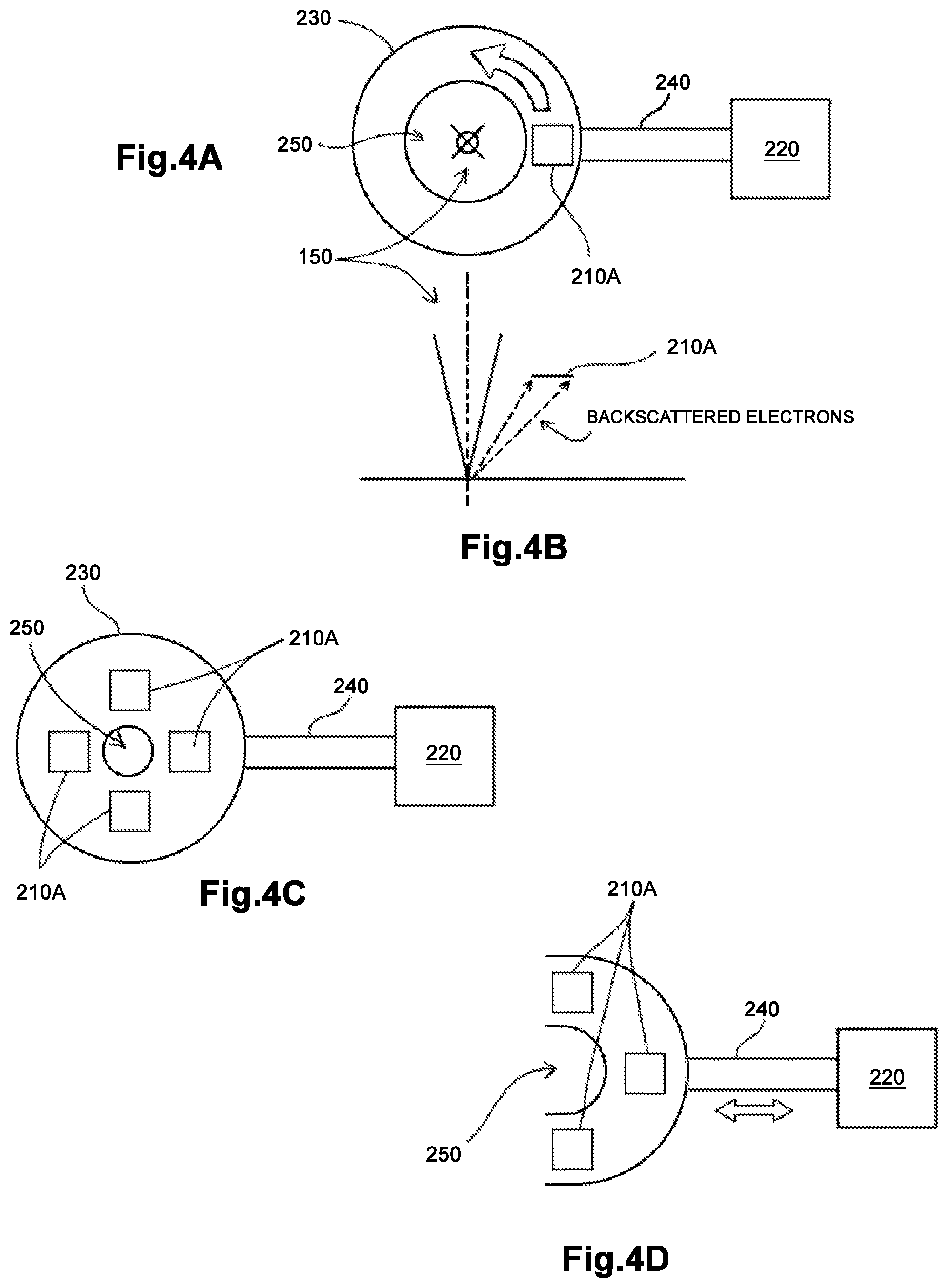 Patent US12437965 Figure 4 – Charged-particle beam microscope with differential vacuum pressures