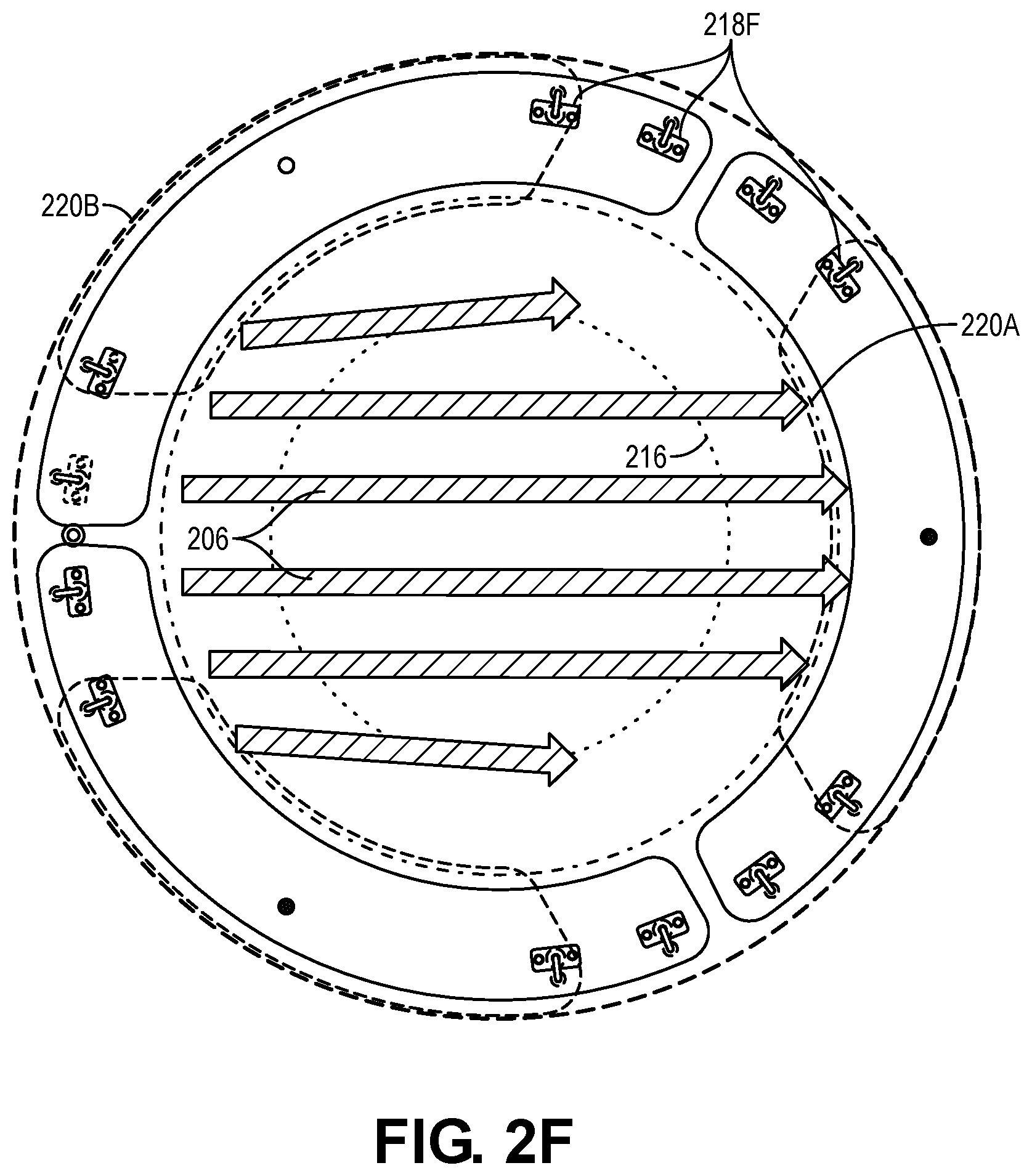 Patent US12437973 Figure 9 – Plasma chamber with multiphase rotating independent gas cross-flow with reduced volume and dual VHF