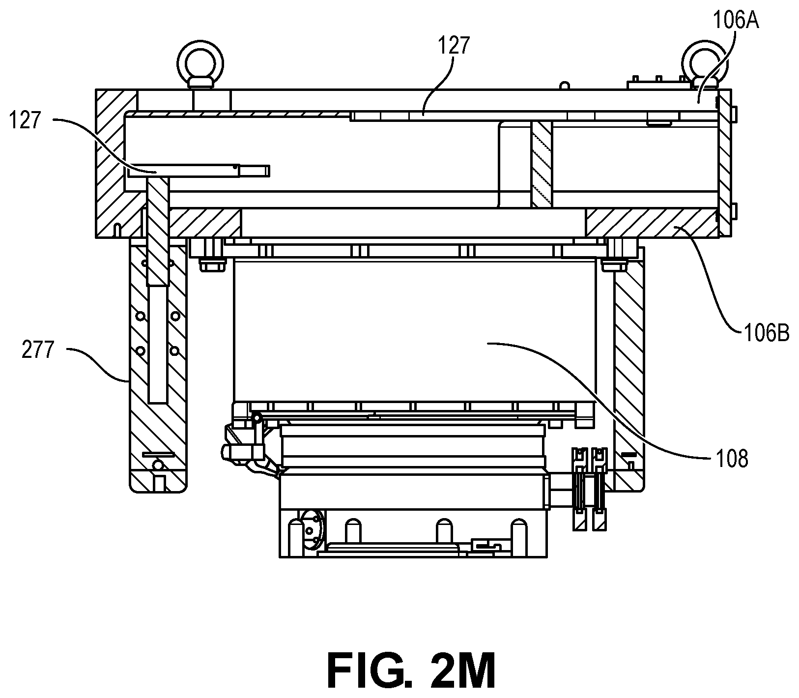 Patent US12437973 Figure 14 – Plasma chamber with multiphase rotating independent gas cross-flow with reduced volume and dual VHF