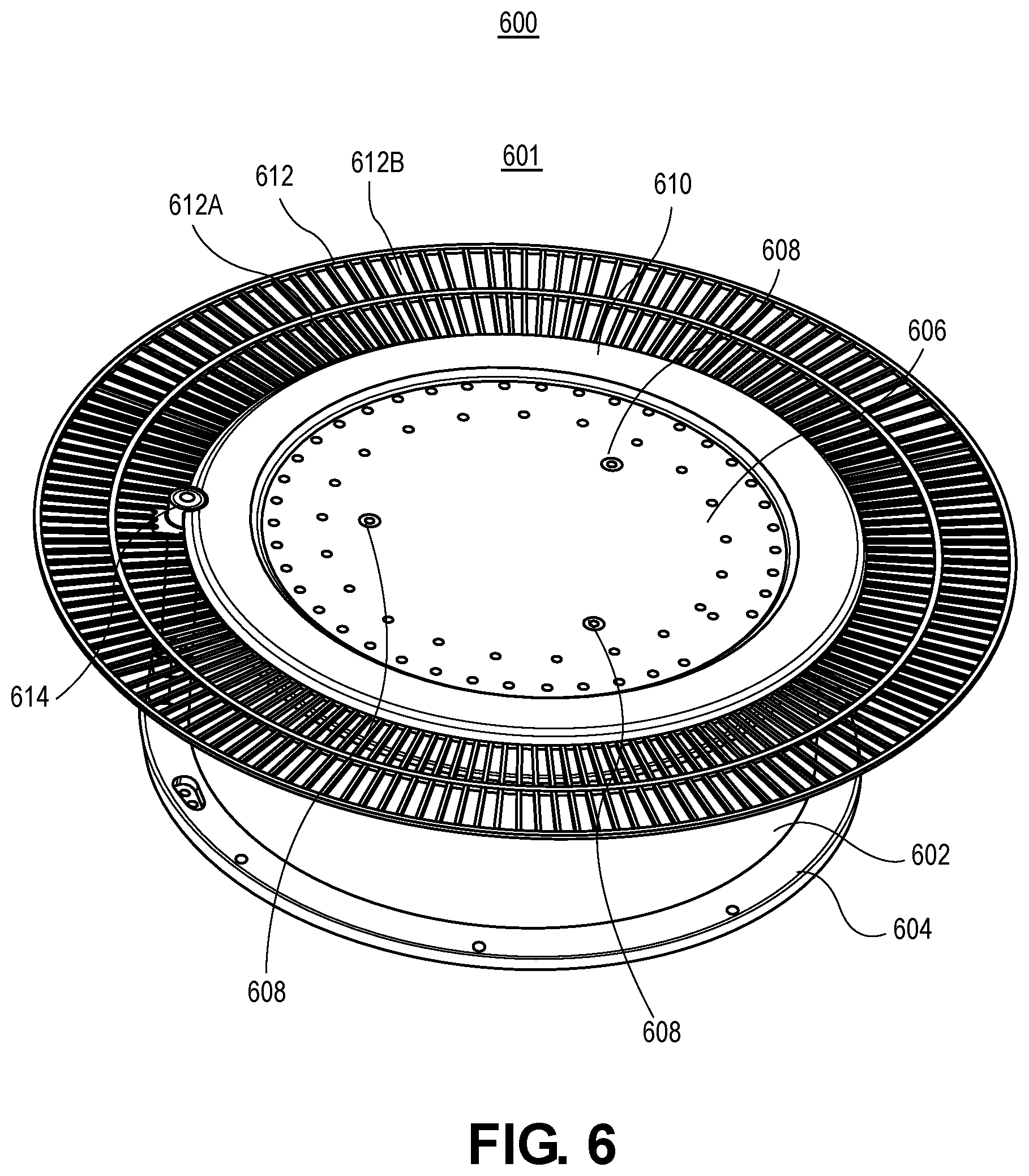 Patent US12437979 Figure 5 – Capacitive sensors and capacitive sensing locations for plasma chamber condition monitoring