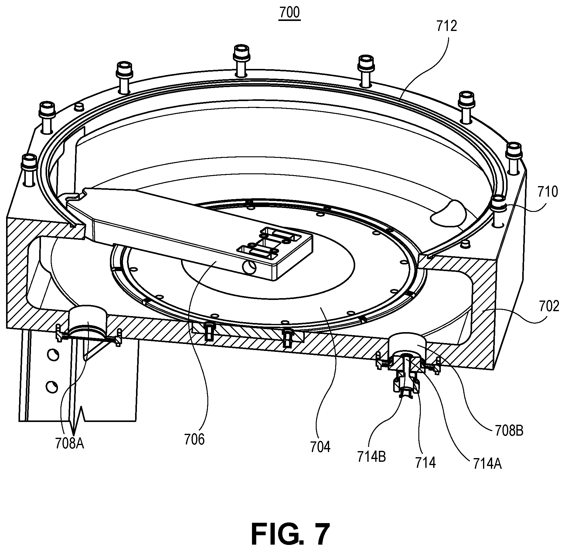 Patent US12437979 Figure 6 – Capacitive sensors and capacitive sensing locations for plasma chamber condition monitoring
