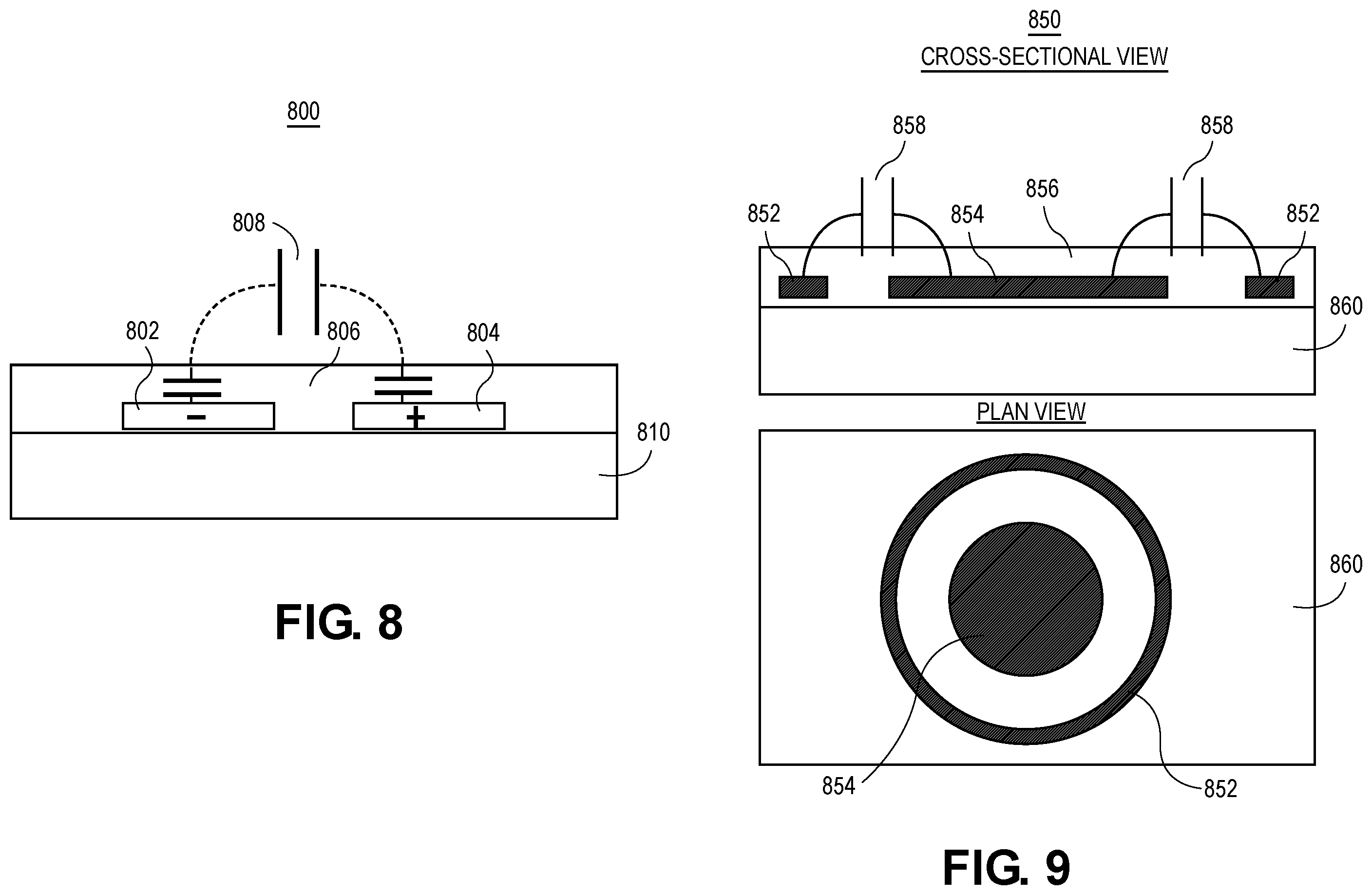 Patent US12437979 Figure 7 – Capacitive sensors and capacitive sensing locations for plasma chamber condition monitoring