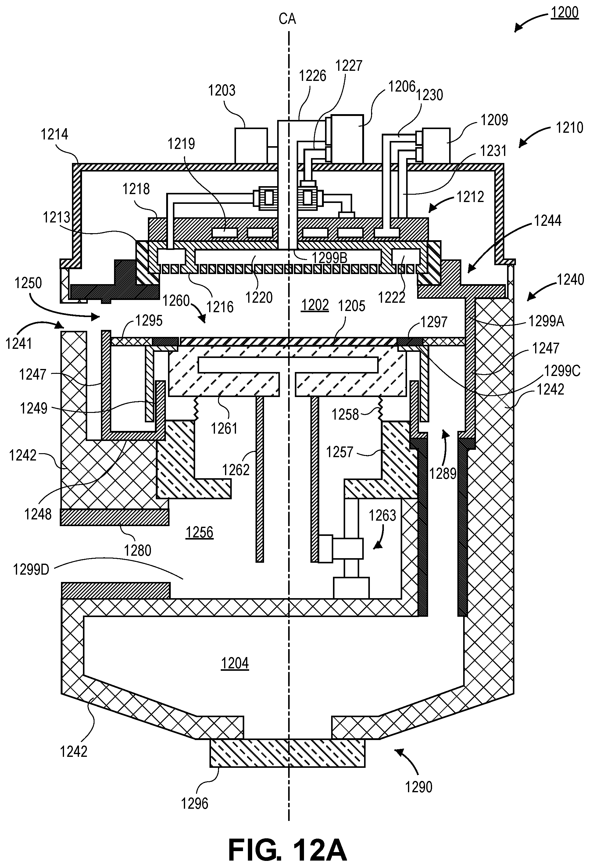 Patent US12437979 Figure 10 – Capacitive sensors and capacitive sensing locations for plasma chamber condition monitoring