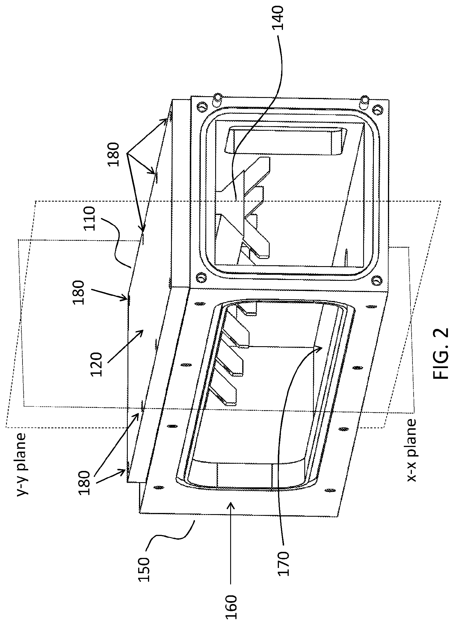 Patent US12437983 Figure 2 – Lid for use in a mass spectrometry system