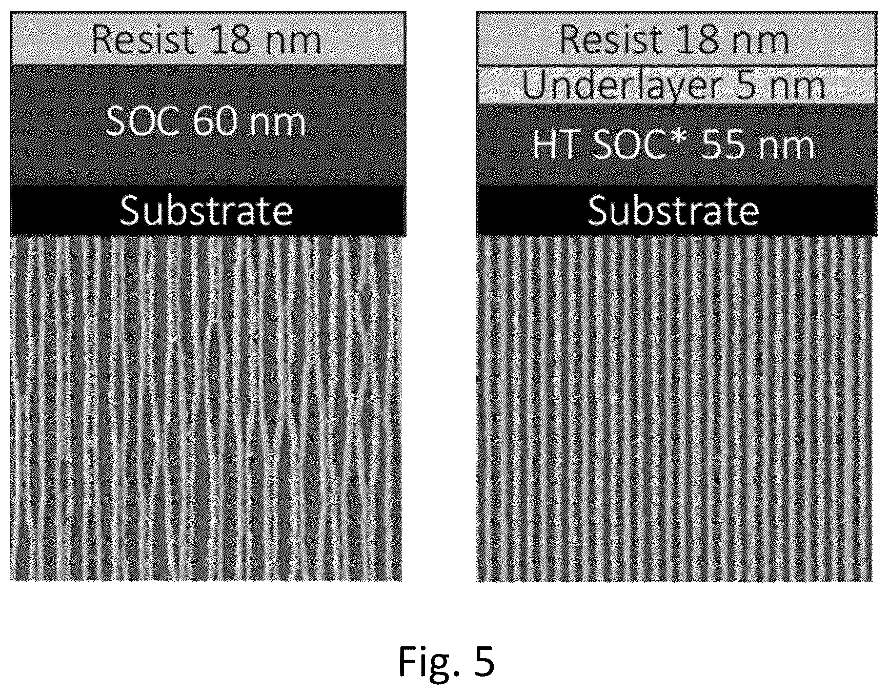 Patent US12437993 Figure 5 – Adhesion layers for EUV lithography