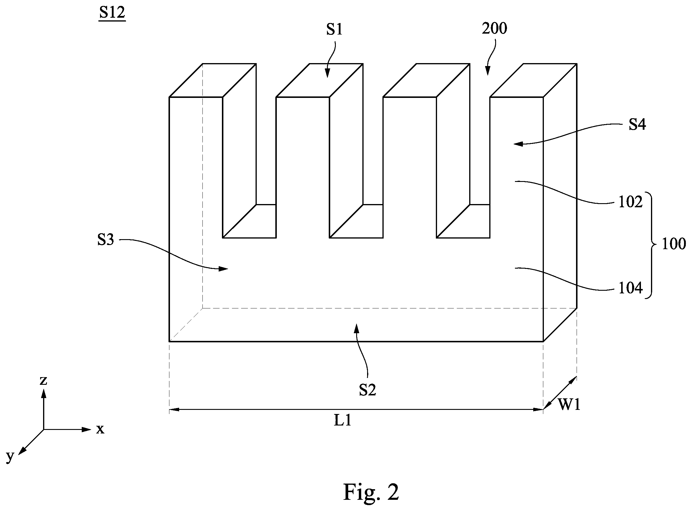 Patent US12437997 Figure 2 – Method of fabricating metal mask