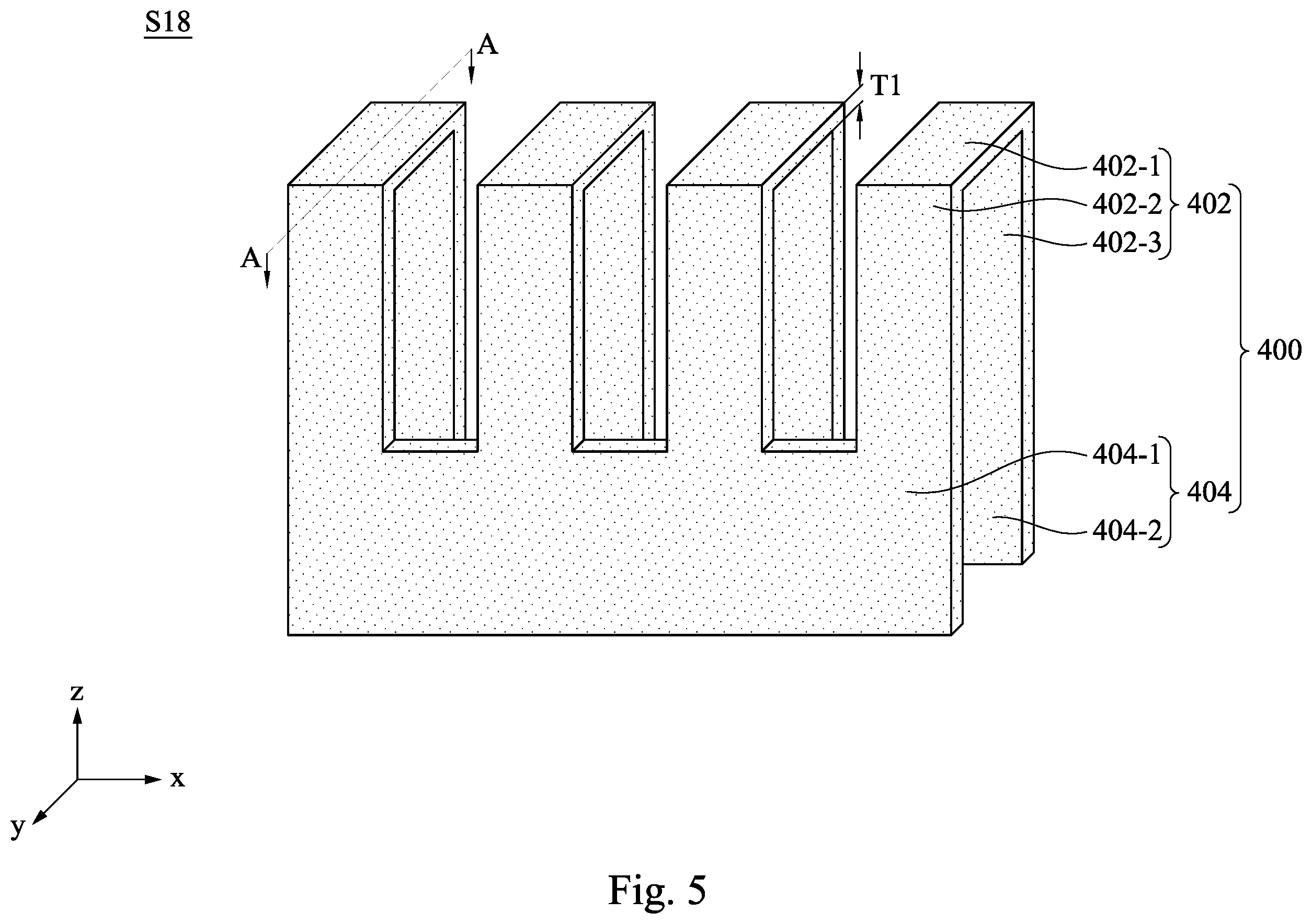 Patent US12437997 Figure 5 – Method of fabricating metal mask
