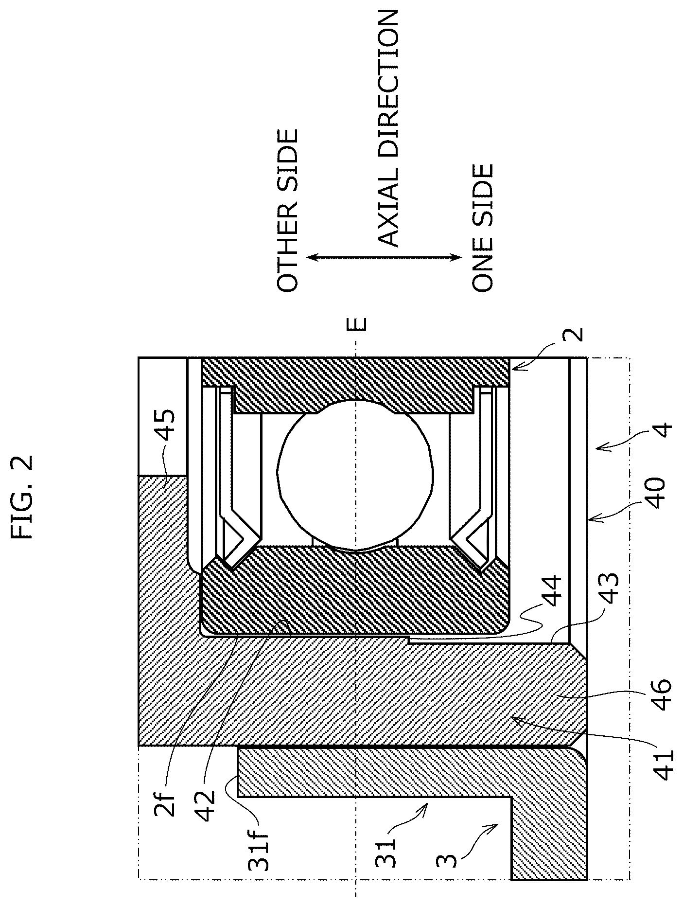 Patent US12445010 Figure 2 – Ball bearing holding structure and fan motor