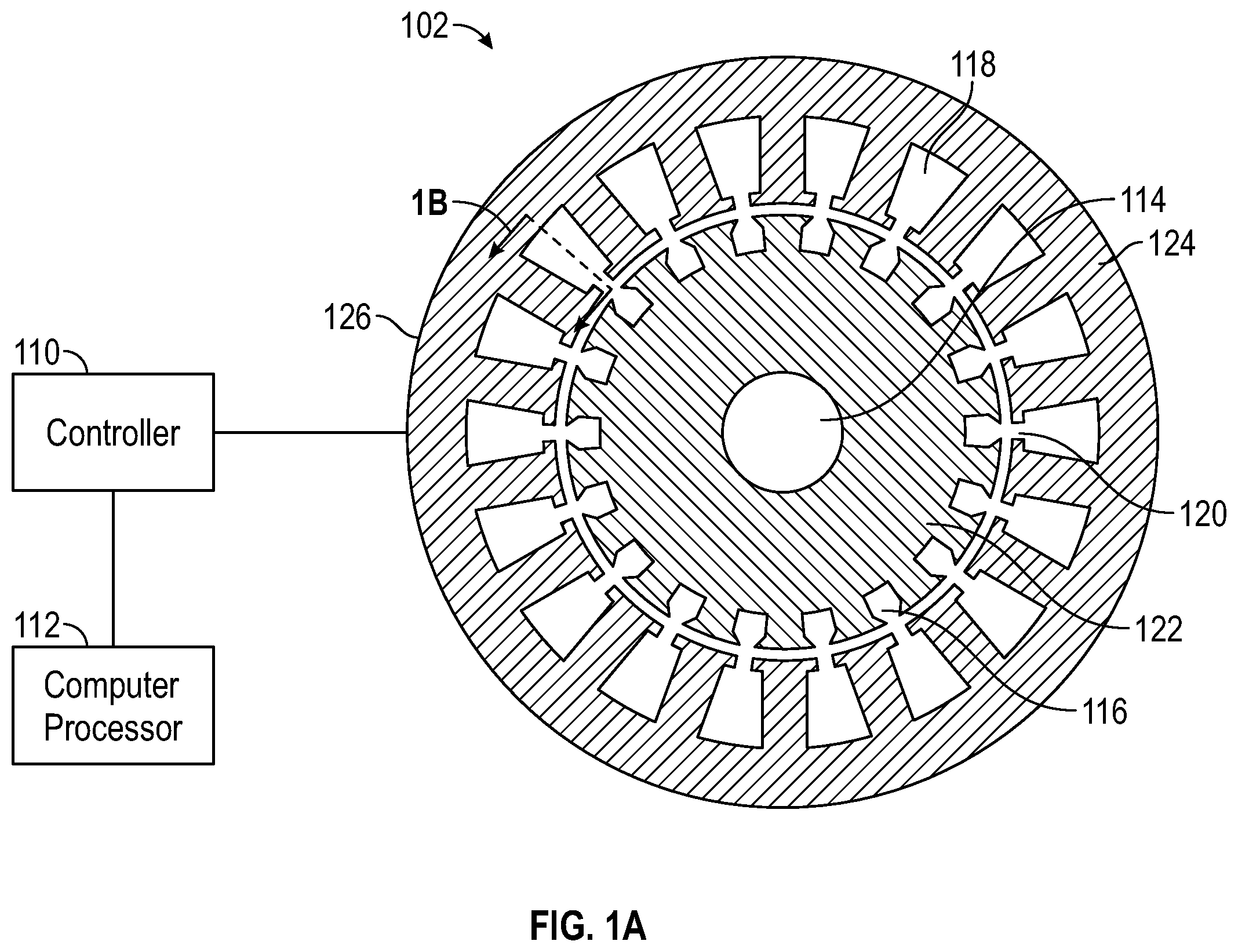 Patent US12445019 Figure 1 – Monitoring system for electrical motors insulation