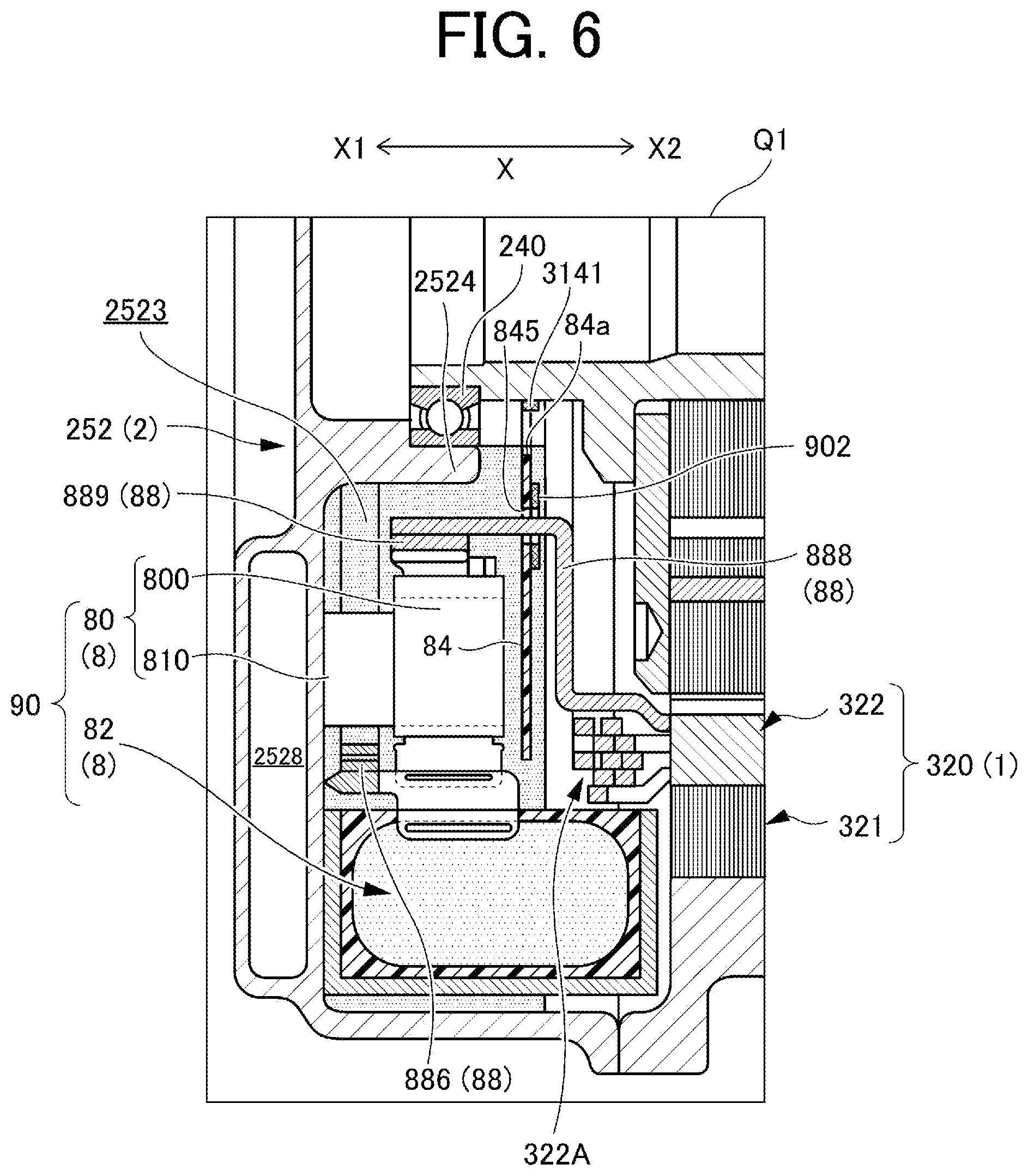 Patent US12445021 Figure 9 – Inverter-integrated rotating electrical machine that efficiently cools a smoothing capacitor