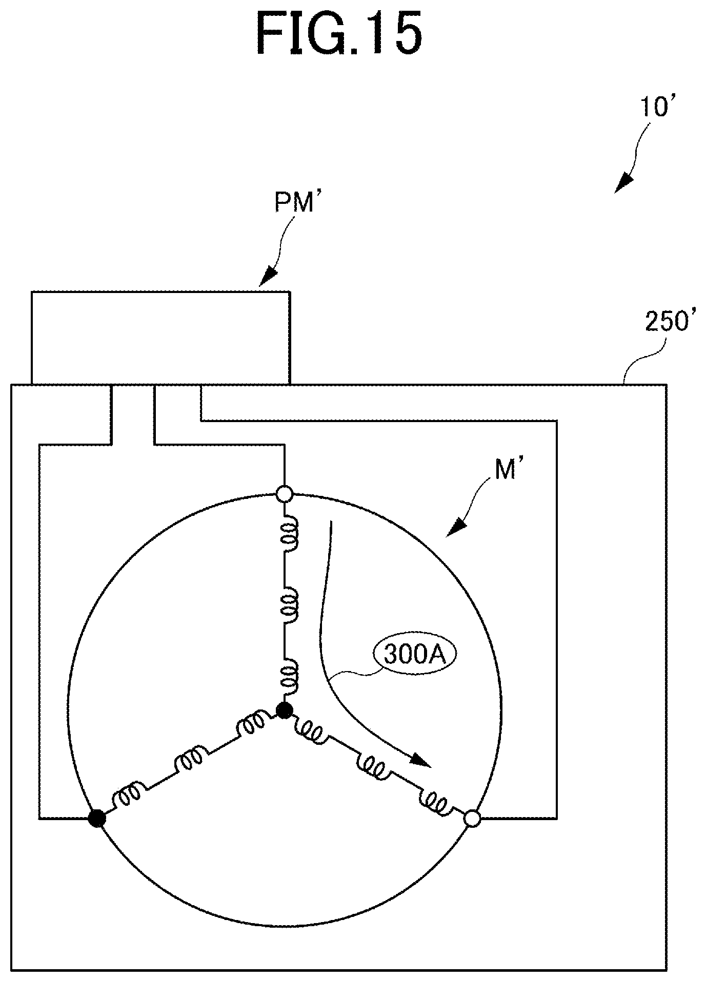 Patent US12445021 Figure 19 – Inverter-integrated rotating electrical machine that efficiently cools a smoothing capacitor