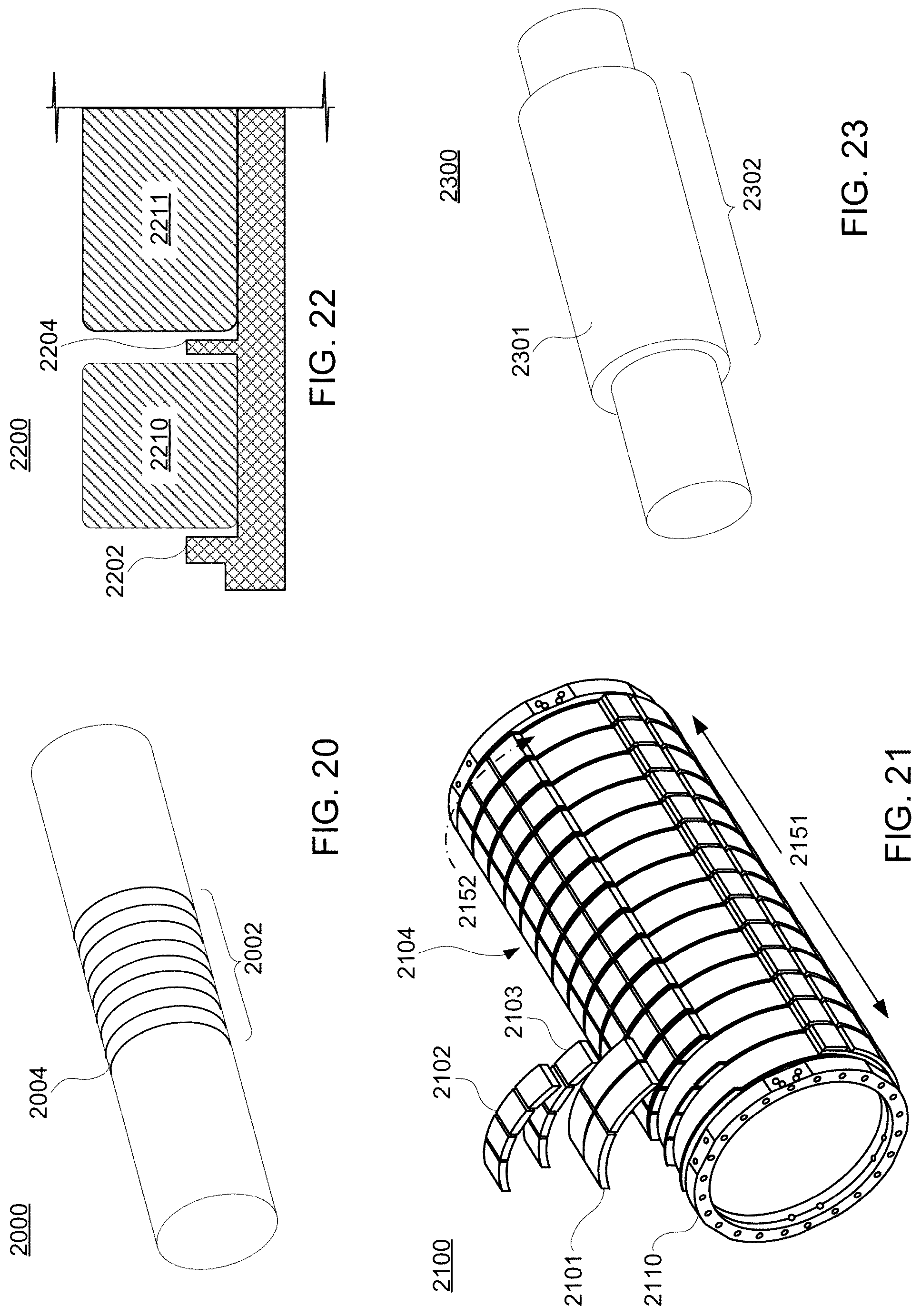Patent US12445029 Figure 11 – Linear electromagnetic machine with a stator having stator teeth arranged to provide an anti-clocking force