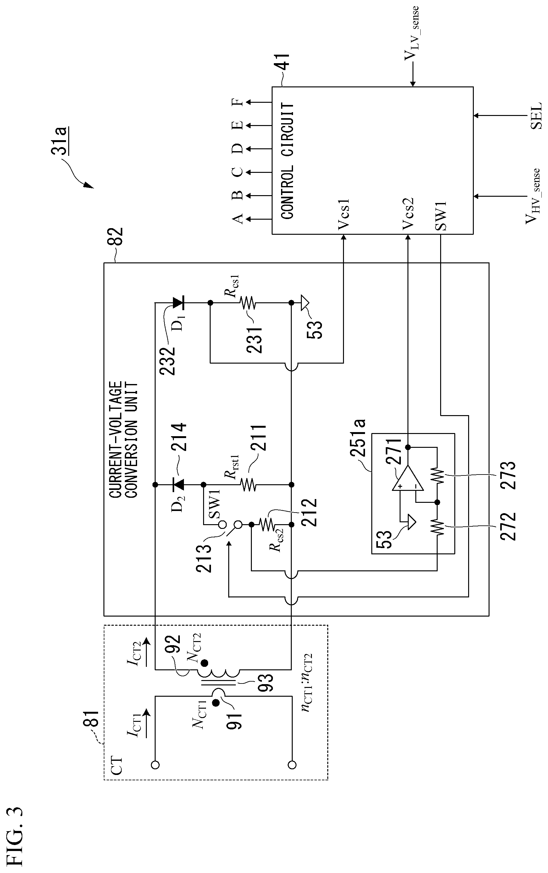Patent US12445032 Figure 3 – Current detection circuit, power conversion device, and power system