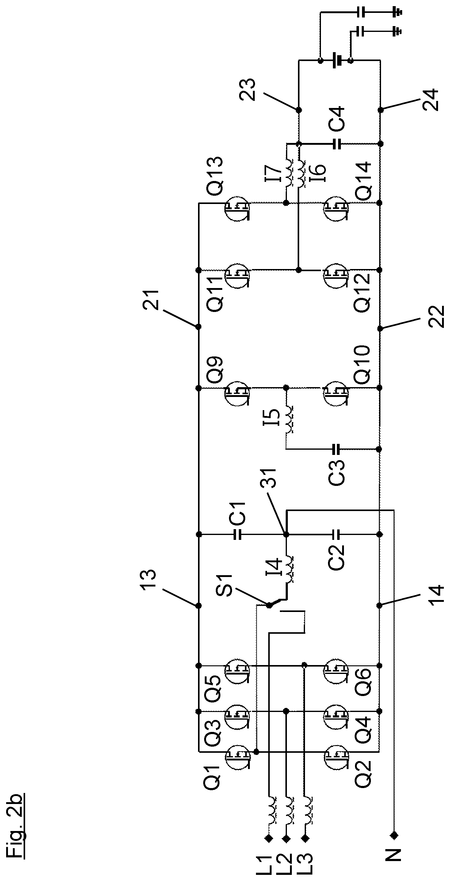 Patent US12445040 Figure 4 – Bidirectional power converter having intermediate circuit