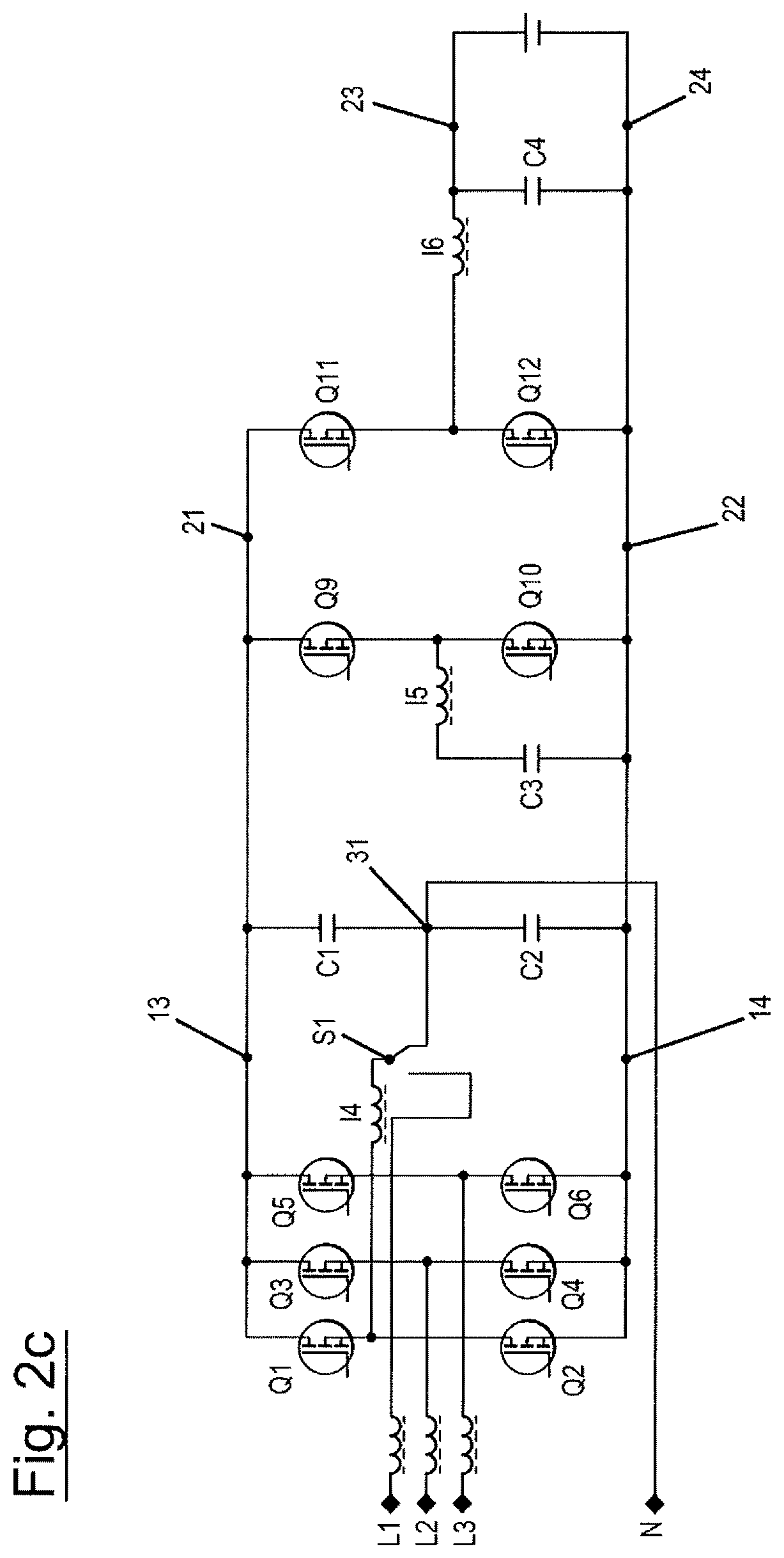 Patent US12445040 Figure 5 – Bidirectional power converter having intermediate circuit