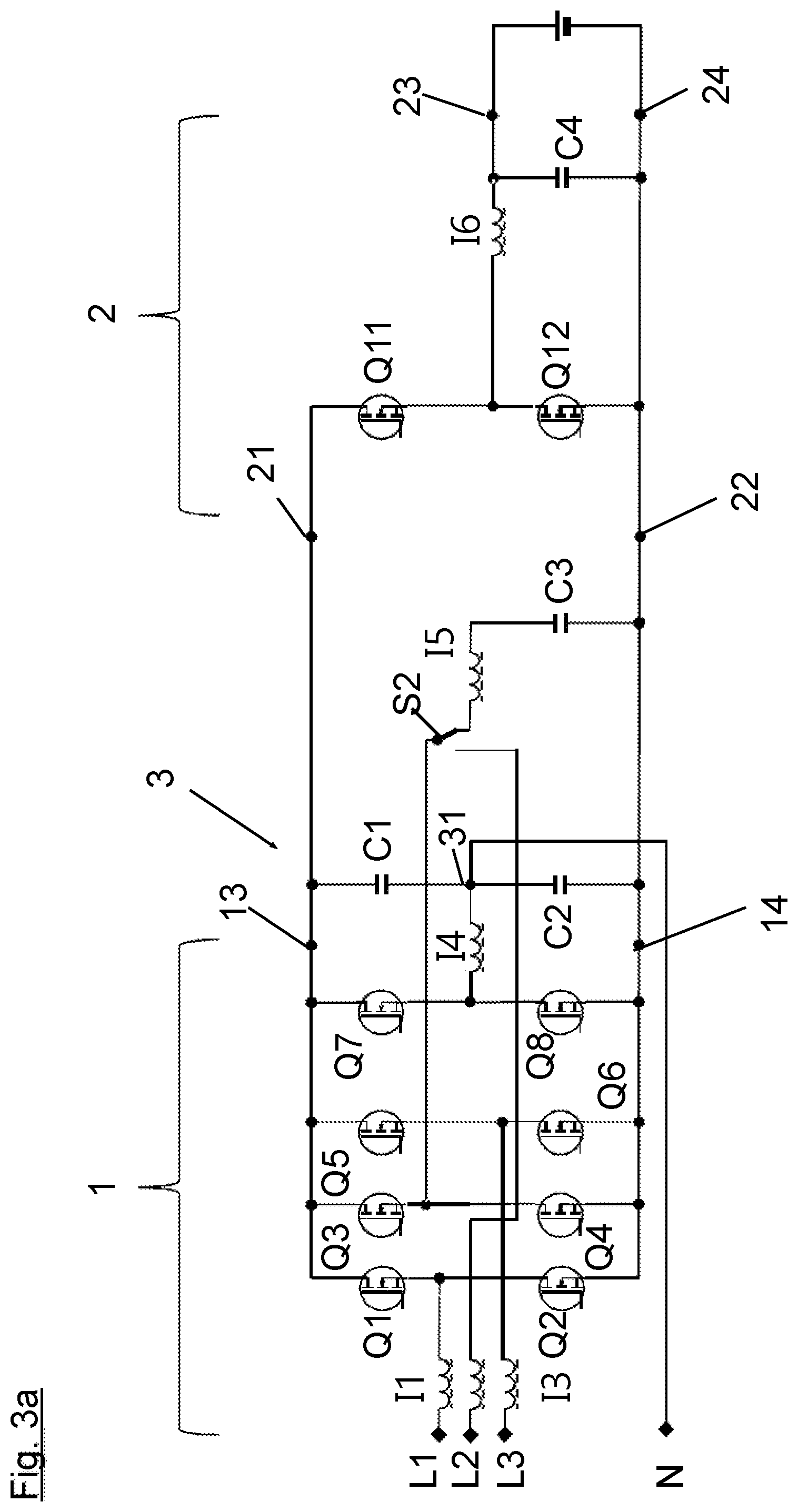Patent US12445040 Figure 6 – Bidirectional power converter having intermediate circuit