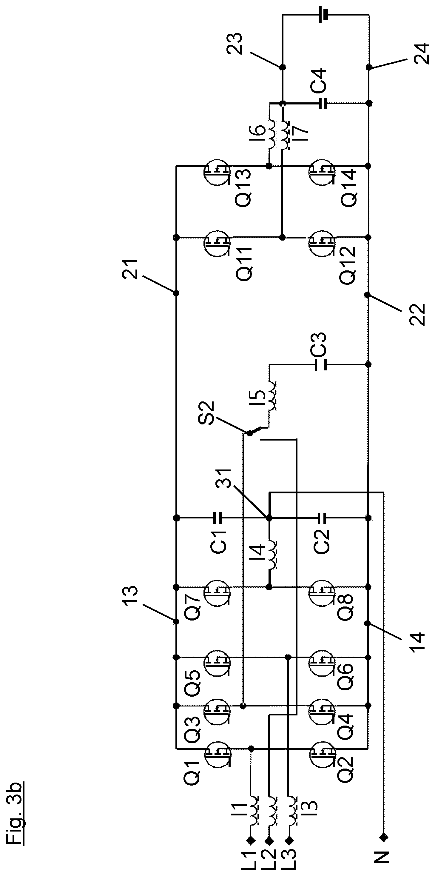 Patent US12445040 Figure 7 – Bidirectional power converter having intermediate circuit