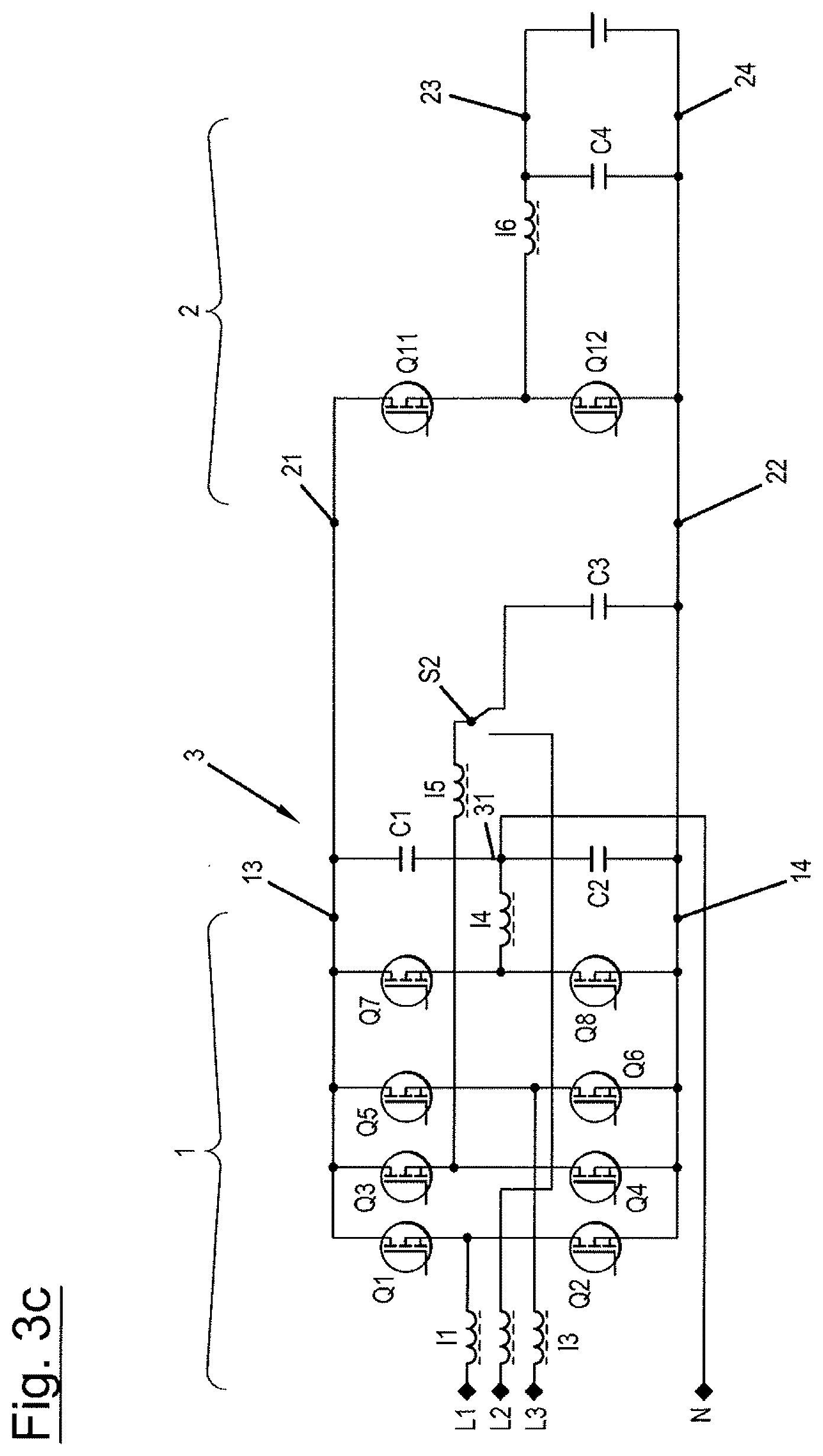 Patent US12445040 Figure 8 – Bidirectional power converter having intermediate circuit