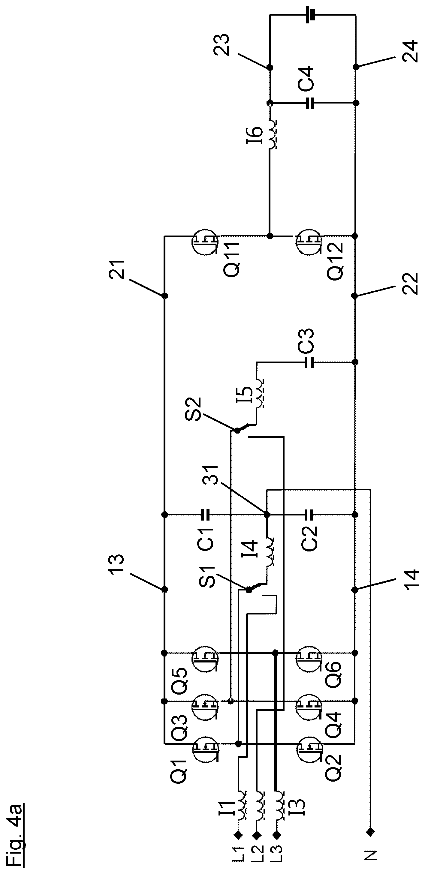 Patent US12445040 Figure 9 – Bidirectional power converter having intermediate circuit