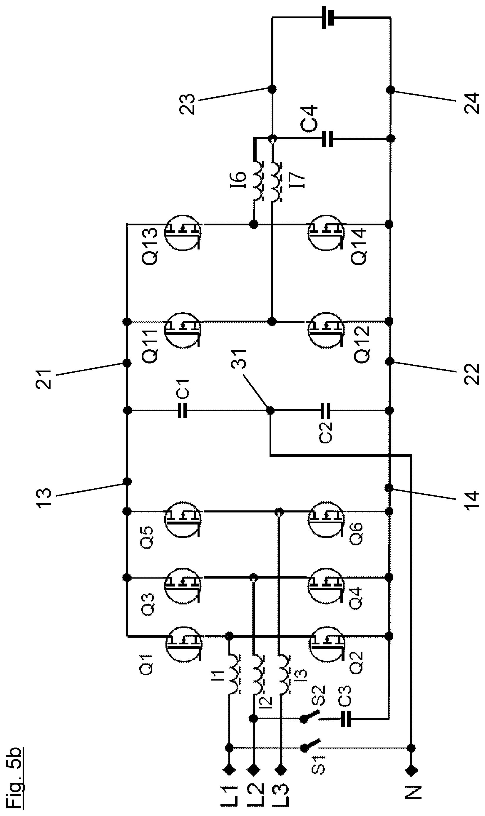 Patent US12445040 Figure 12 – Bidirectional power converter having intermediate circuit