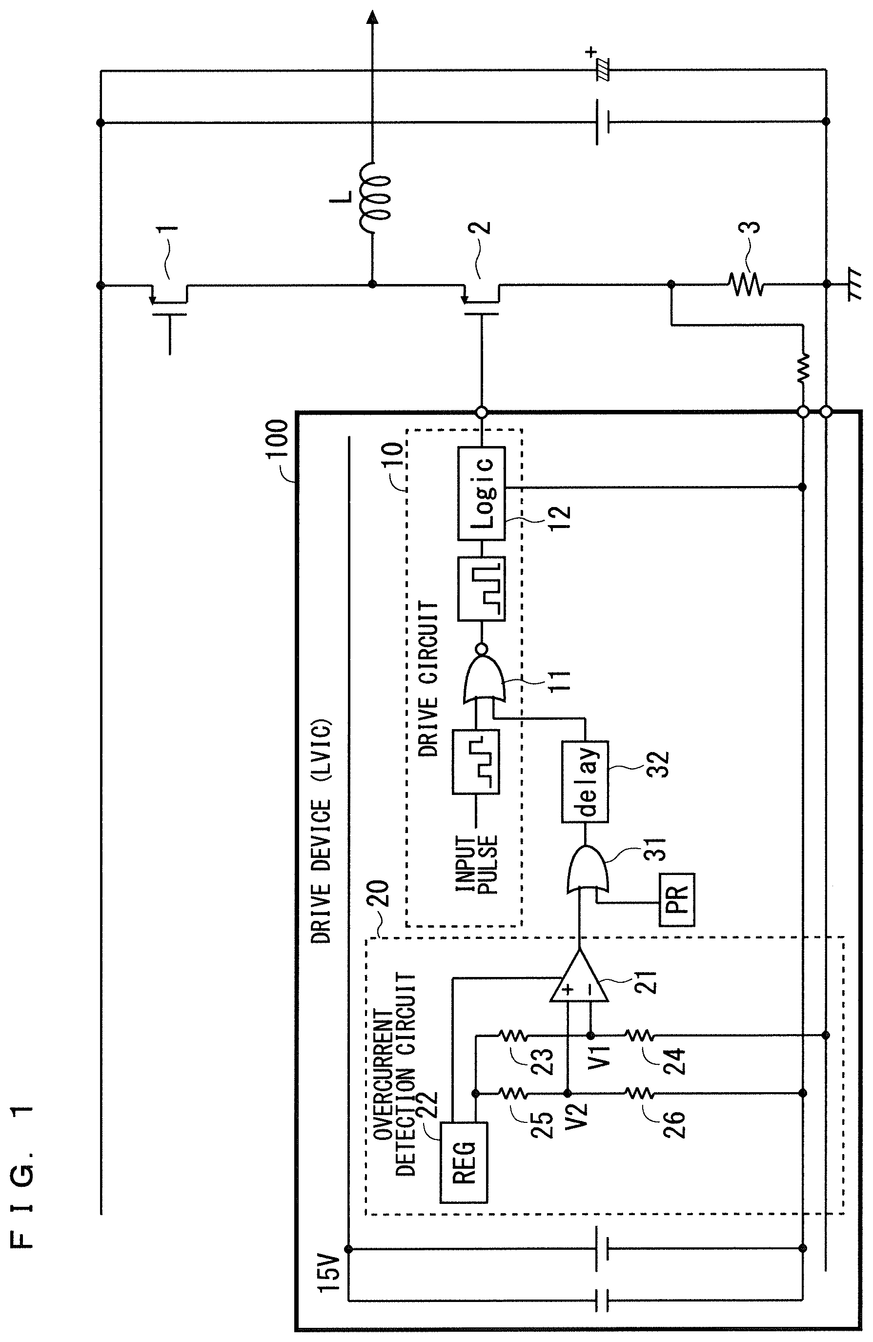 Patent US12445041 Figure 1 – Drive device and power module