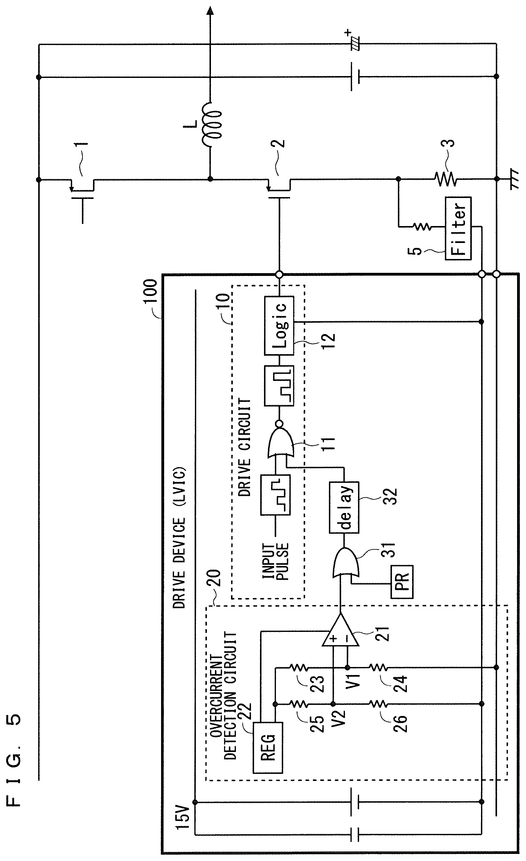 Patent US12445041 Figure 5 – Drive device and power module