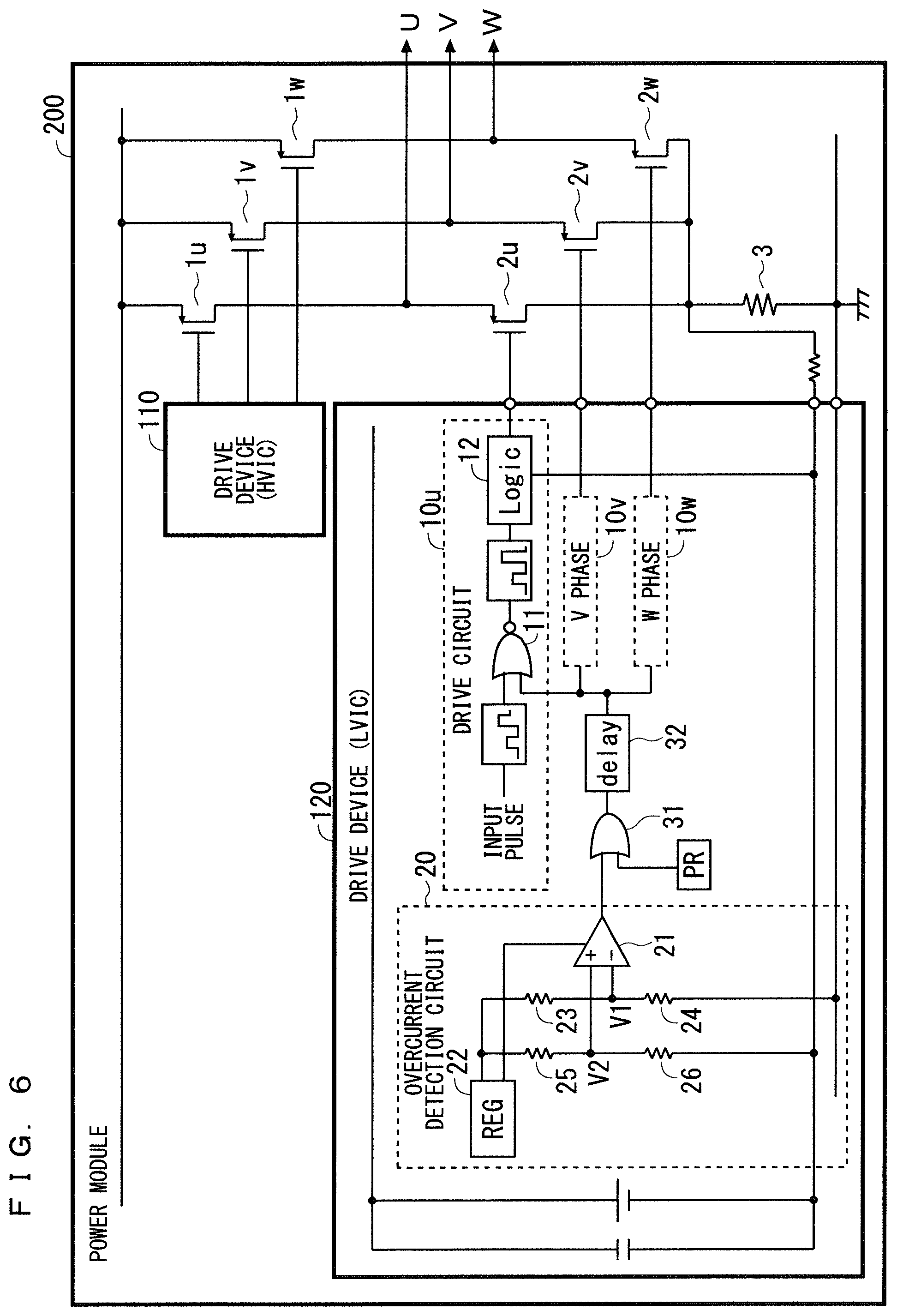 Patent US12445041 Figure 6 – Drive device and power module