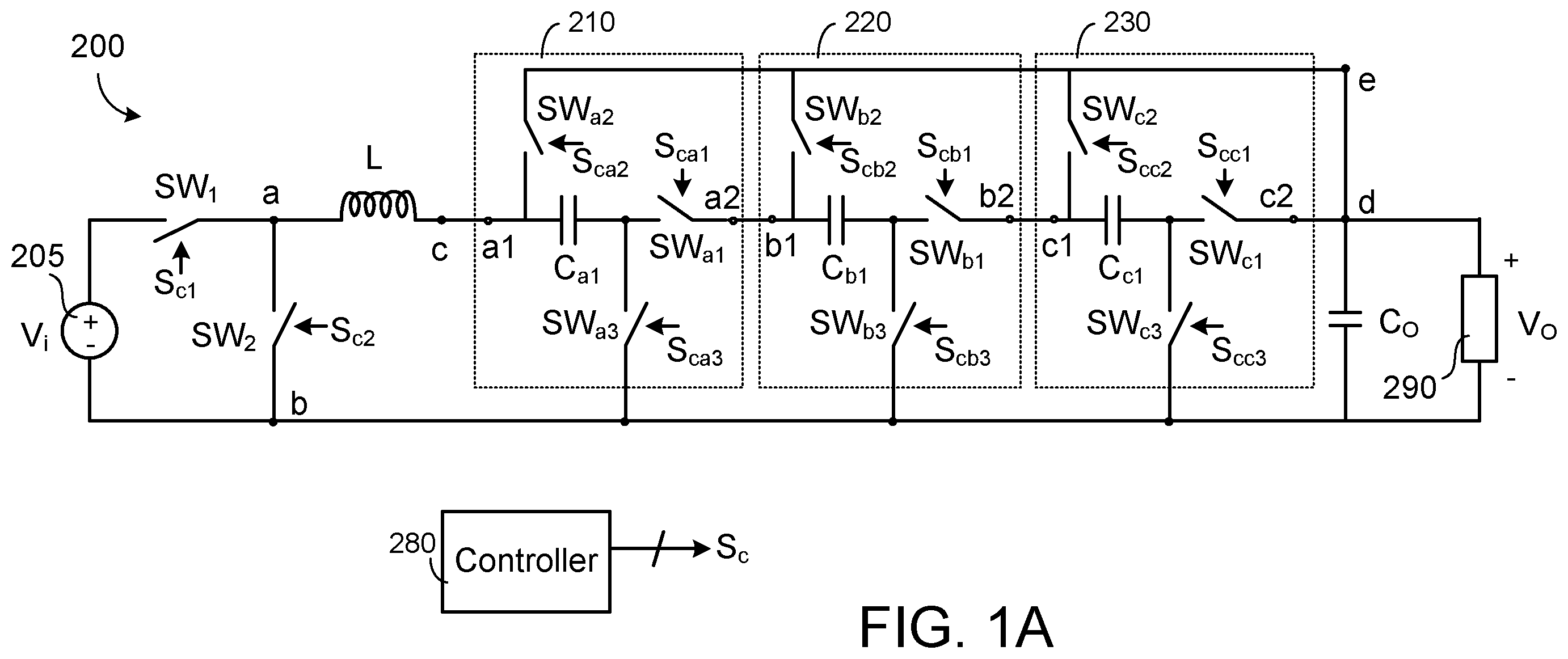 Patent US12445050 — Voltage converter with reduced inductive energy conversion — Figure 1