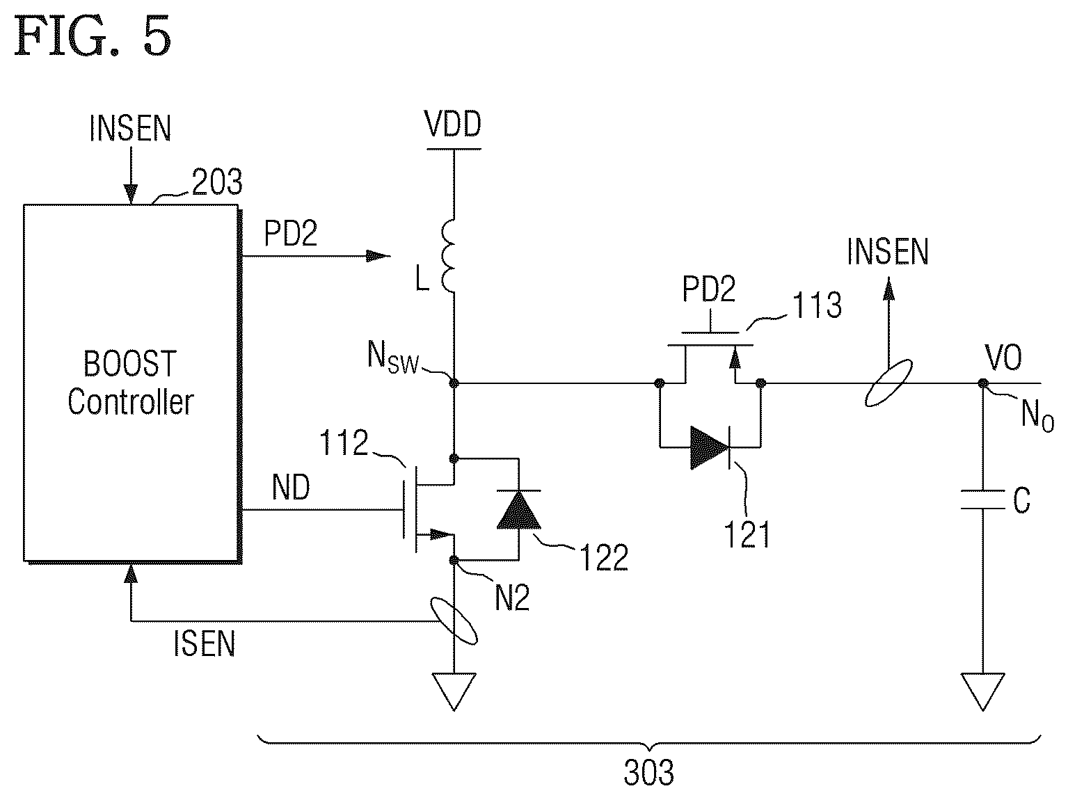 Patent US12445053 Figure 4 – Switching regulator and power management integrated circuit including the same