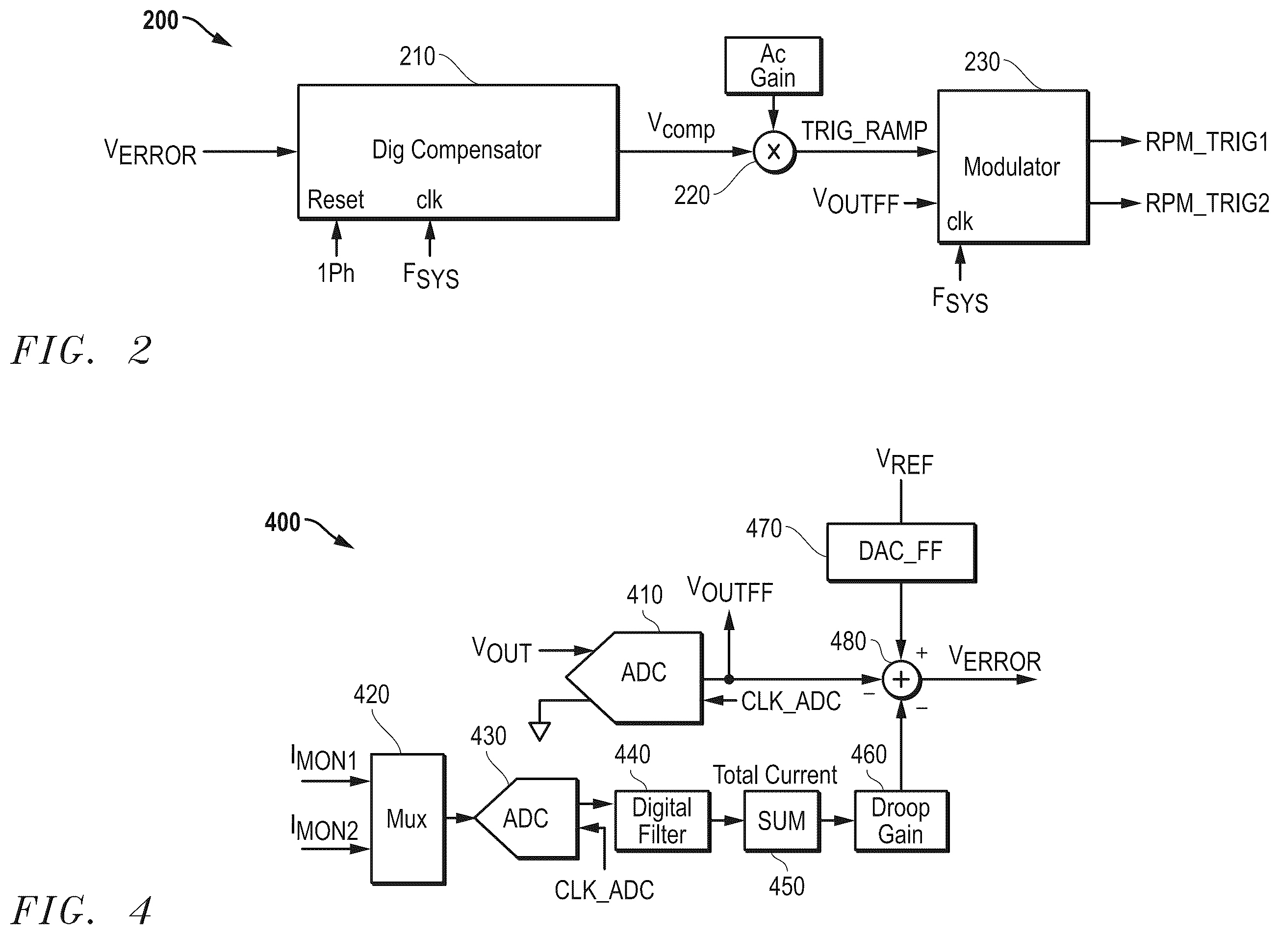 Patent US12445055 Figure 2 – Low power green mode for multi-phase power converters
