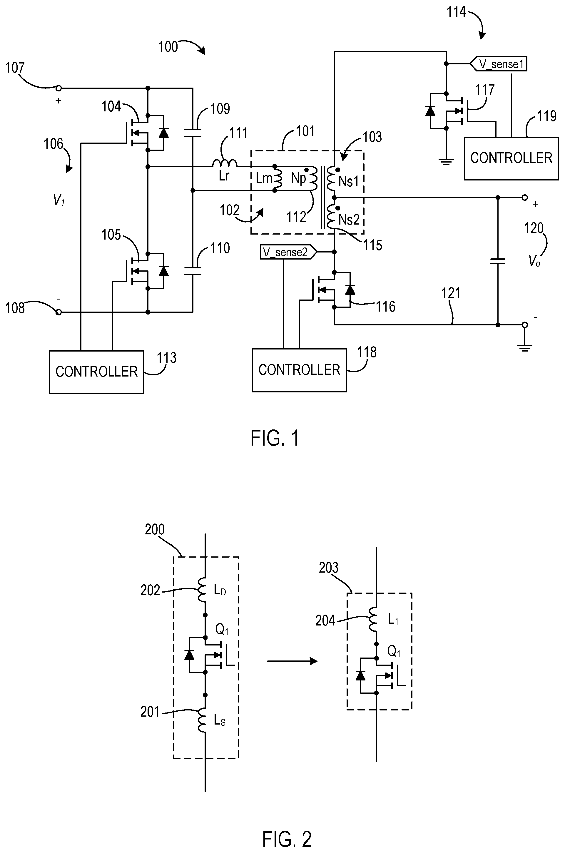 Patent US12445059 Figure 1 – Synchronous switch driver with switched filter