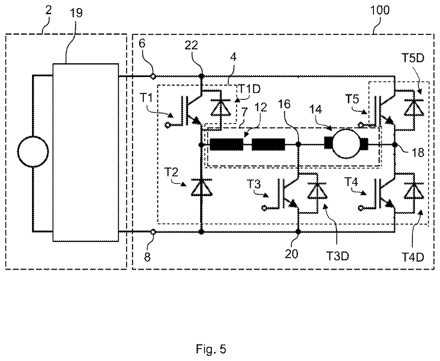 Patent US12445067 Figure 7 – Electric drive unit for an electric handheld power tool and electric handheld power tool having an electric drive unit