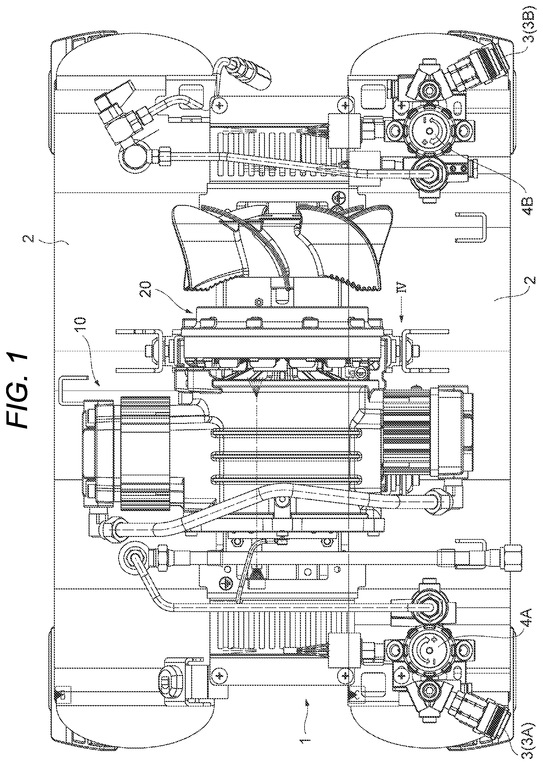 Patent US12445072 Figure 1 – Air compressor