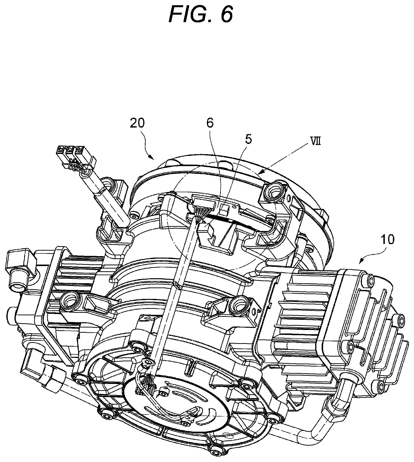 Patent US12445072 Figure 6 – Air compressor