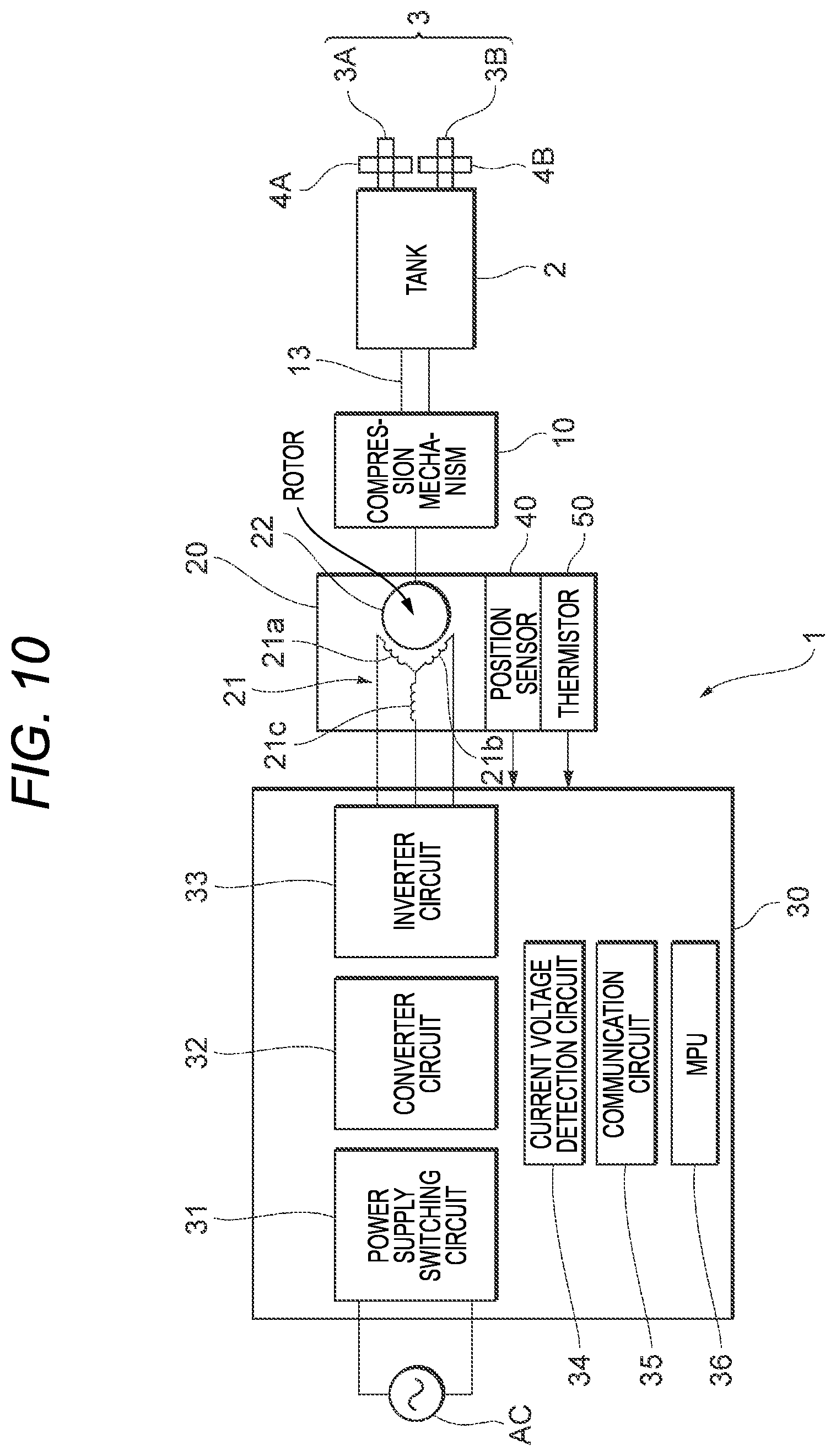 Patent US12445072 Figure 10 – Air compressor