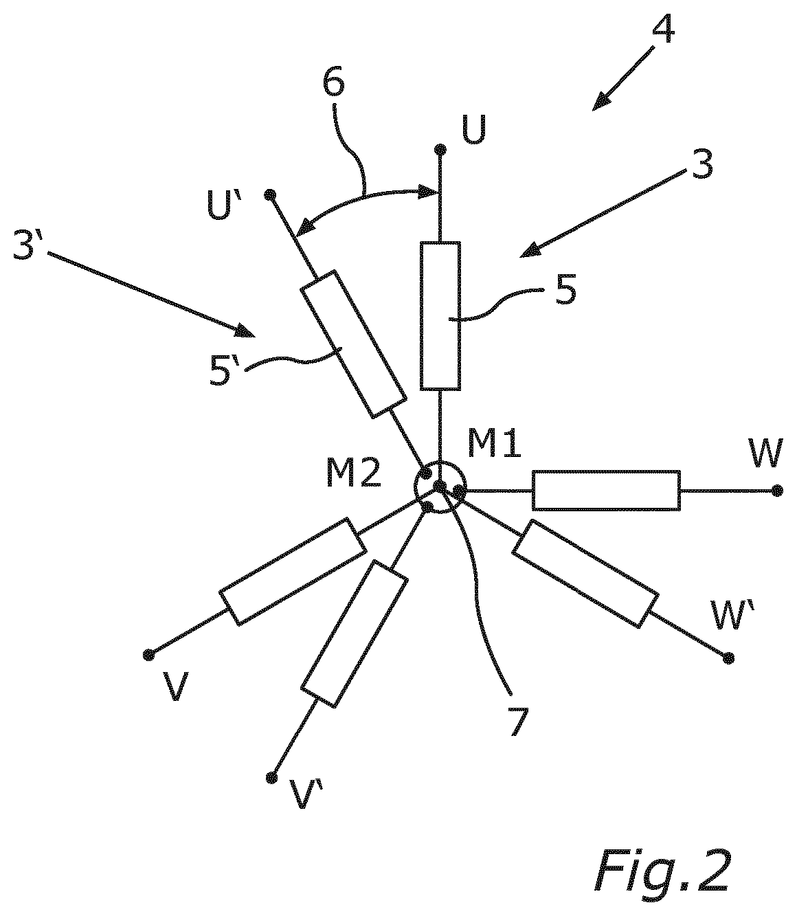 Patent US12445073 Figure 2 – Method for controlling a multiphase voltage signal in a closed-loop manner, open-loop control device, drive system and motor vehicle