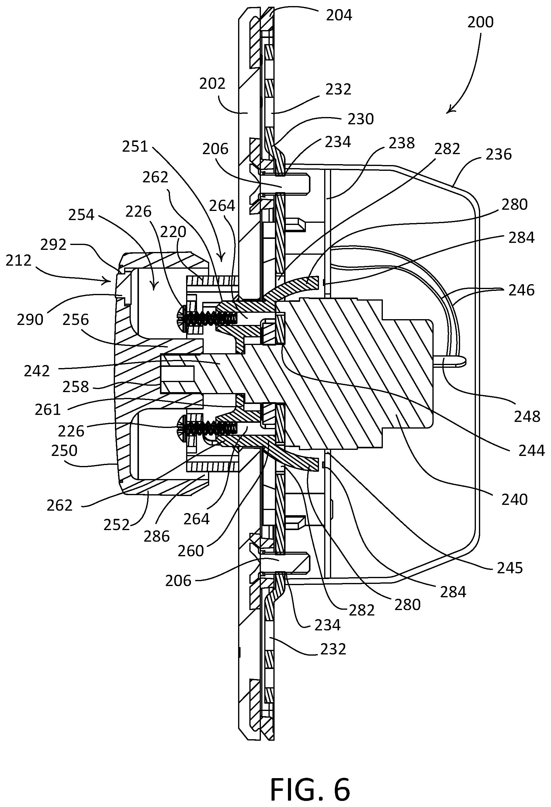 Patent US12445077 Figure 6 – Load control device having an illuminated rotary knob