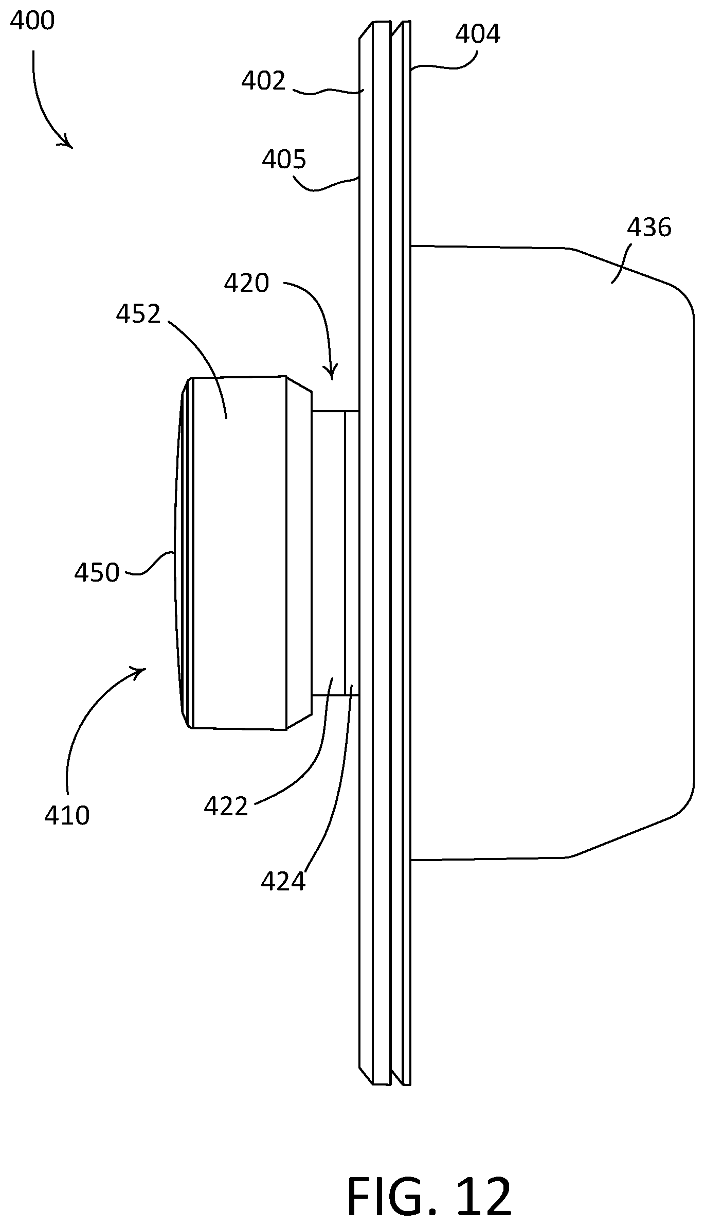Patent US12445077 Figure 12 – Load control device having an illuminated rotary knob