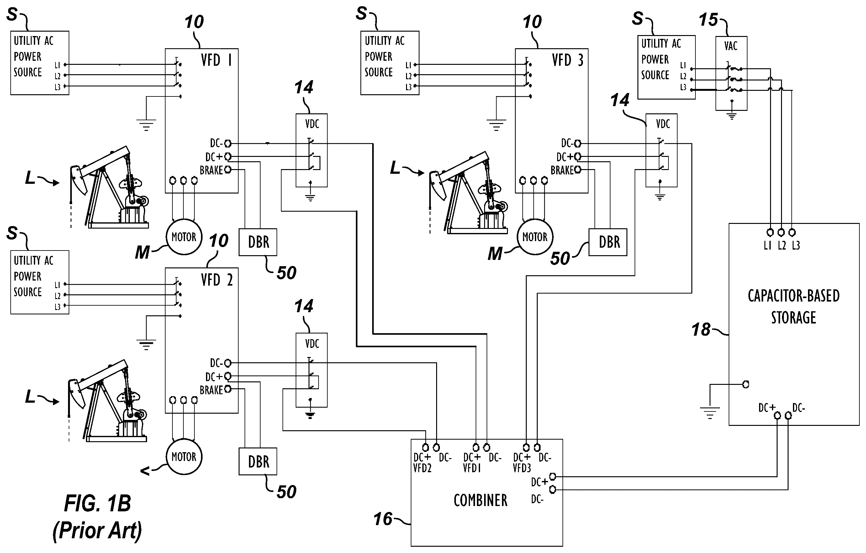 Patent US12445078 Figure 2 – Managing regenerative energy of rod pump system without dynamic braking resistor