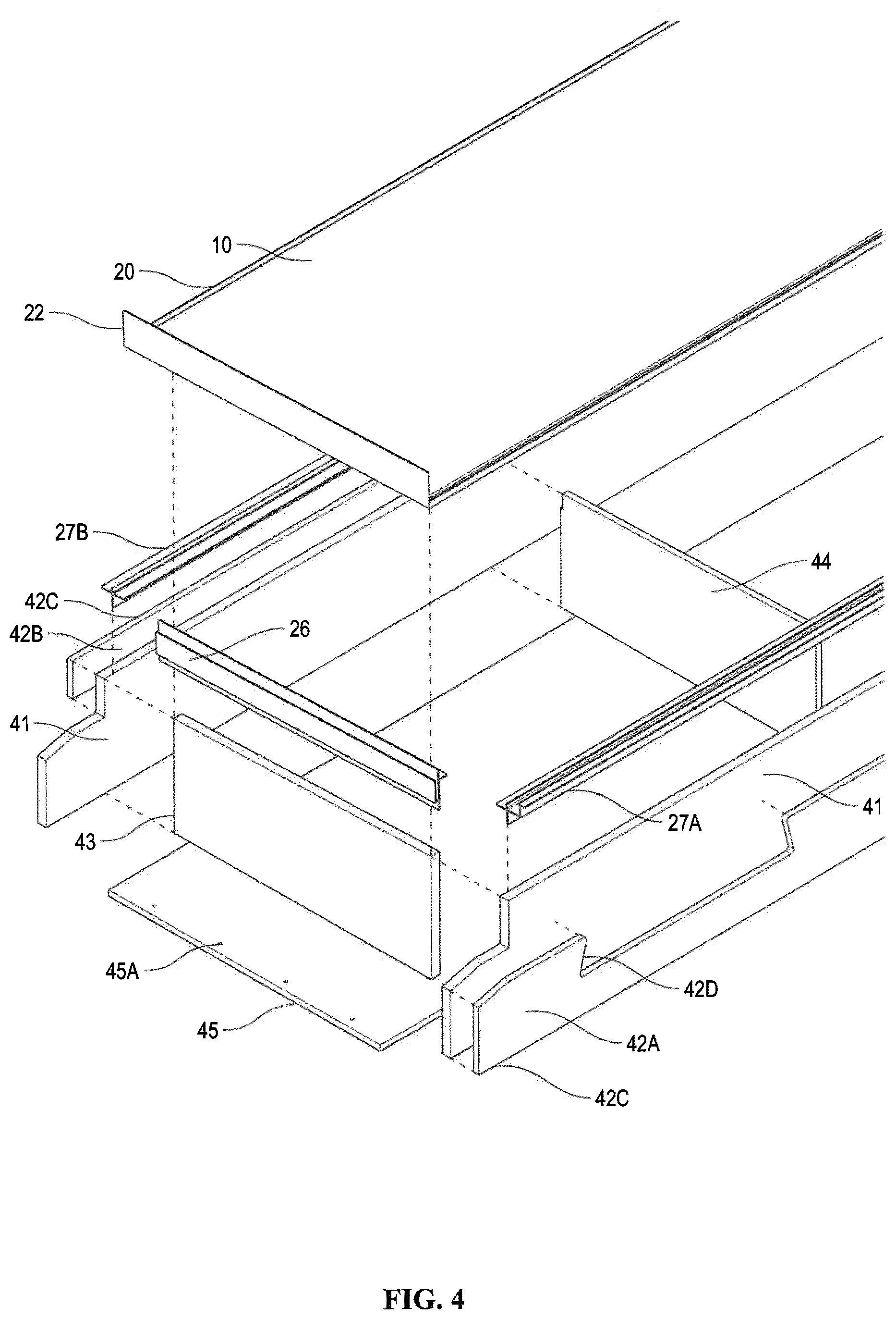 Patent US12445085 Figure 4 – Solar autonomous roof assembly