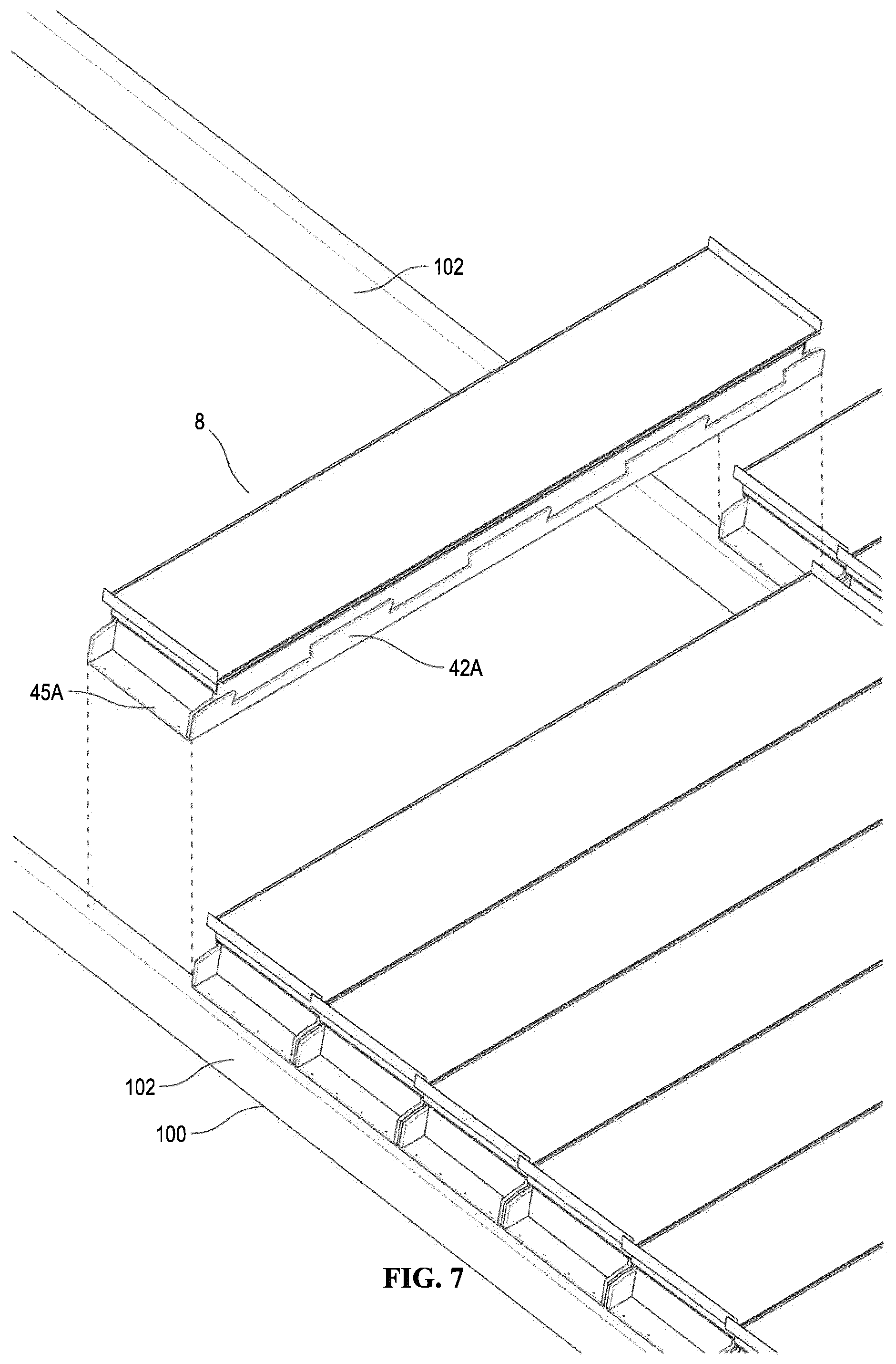 Patent US12445085 Figure 7 – Solar autonomous roof assembly