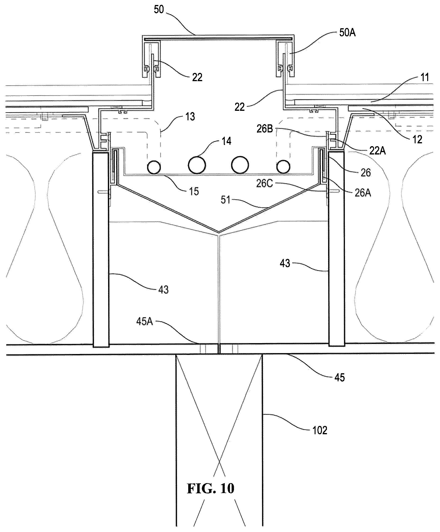 Patent US12445085 Figure 10 – Solar autonomous roof assembly