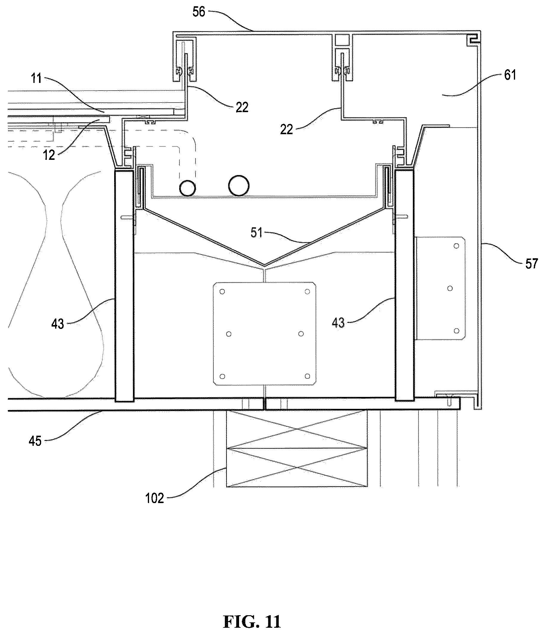 Patent US12445085 Figure 11 – Solar autonomous roof assembly