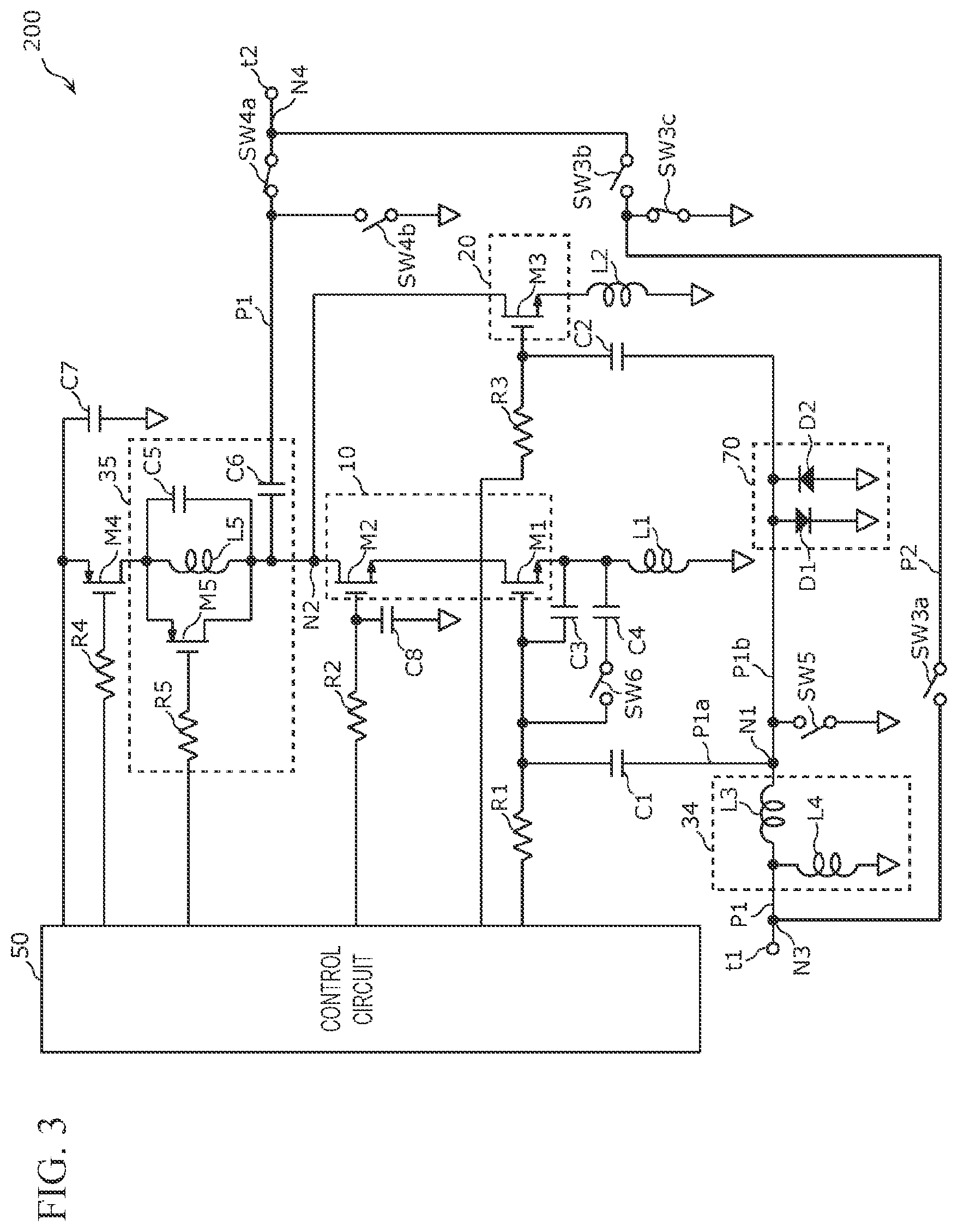 Patent US12445095 Figure 3 – Amplification circuit